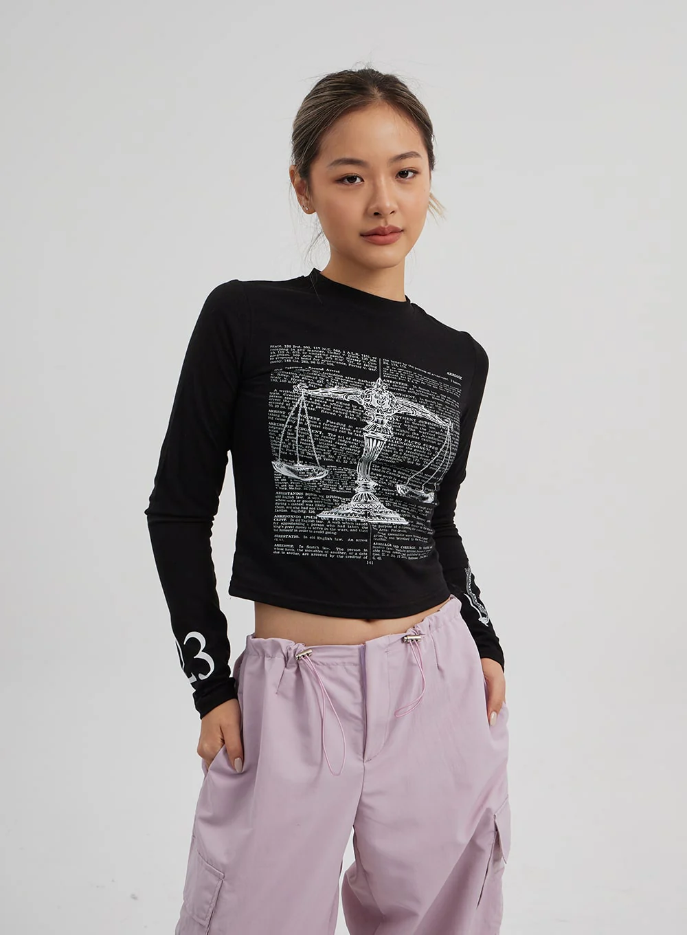 Drawstring Cargo Baggy Pants CF313 - Image 12