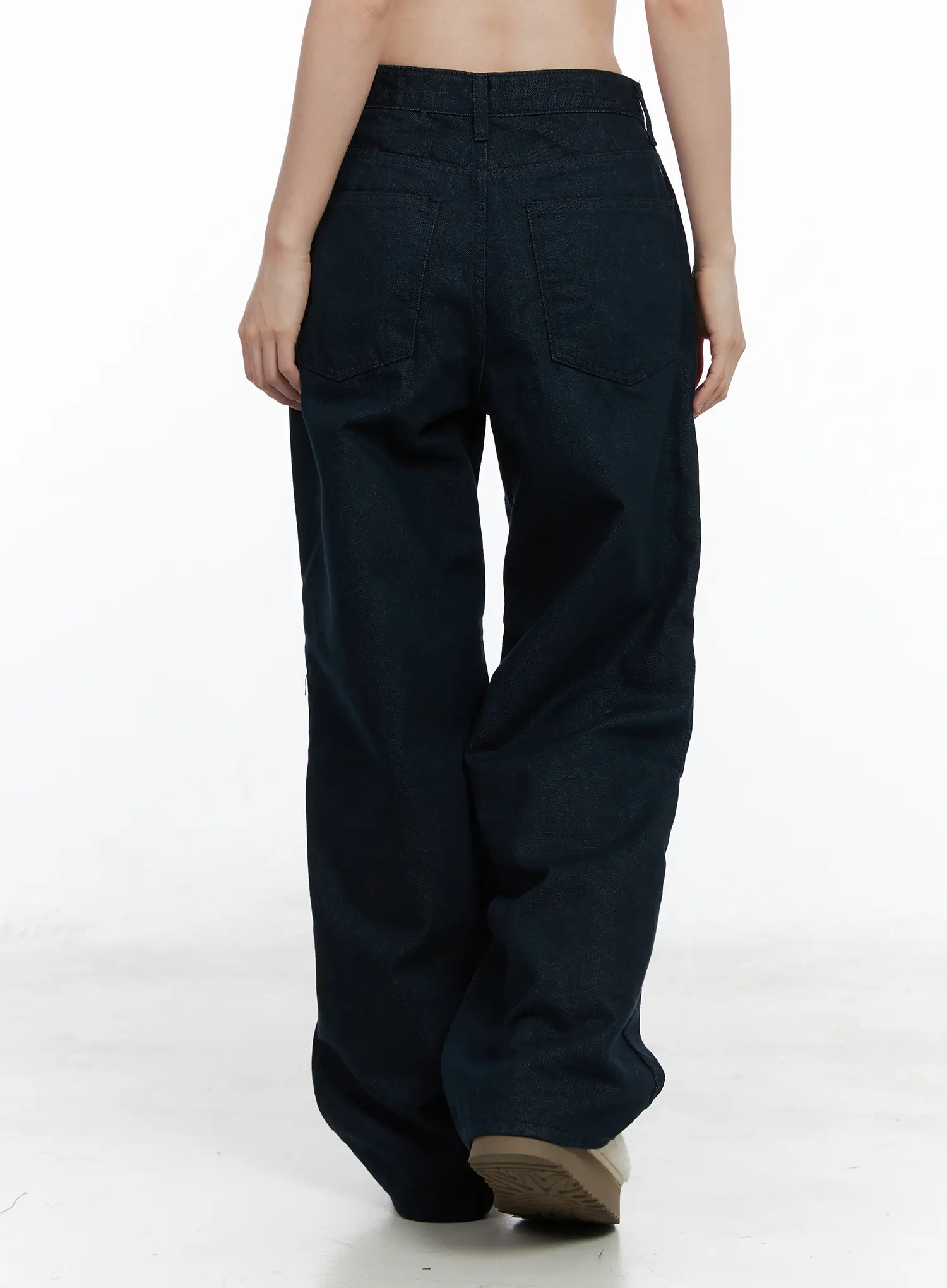 Drew Non-Fade Relaxed Fit Wide Jeans CN519 - Image 5