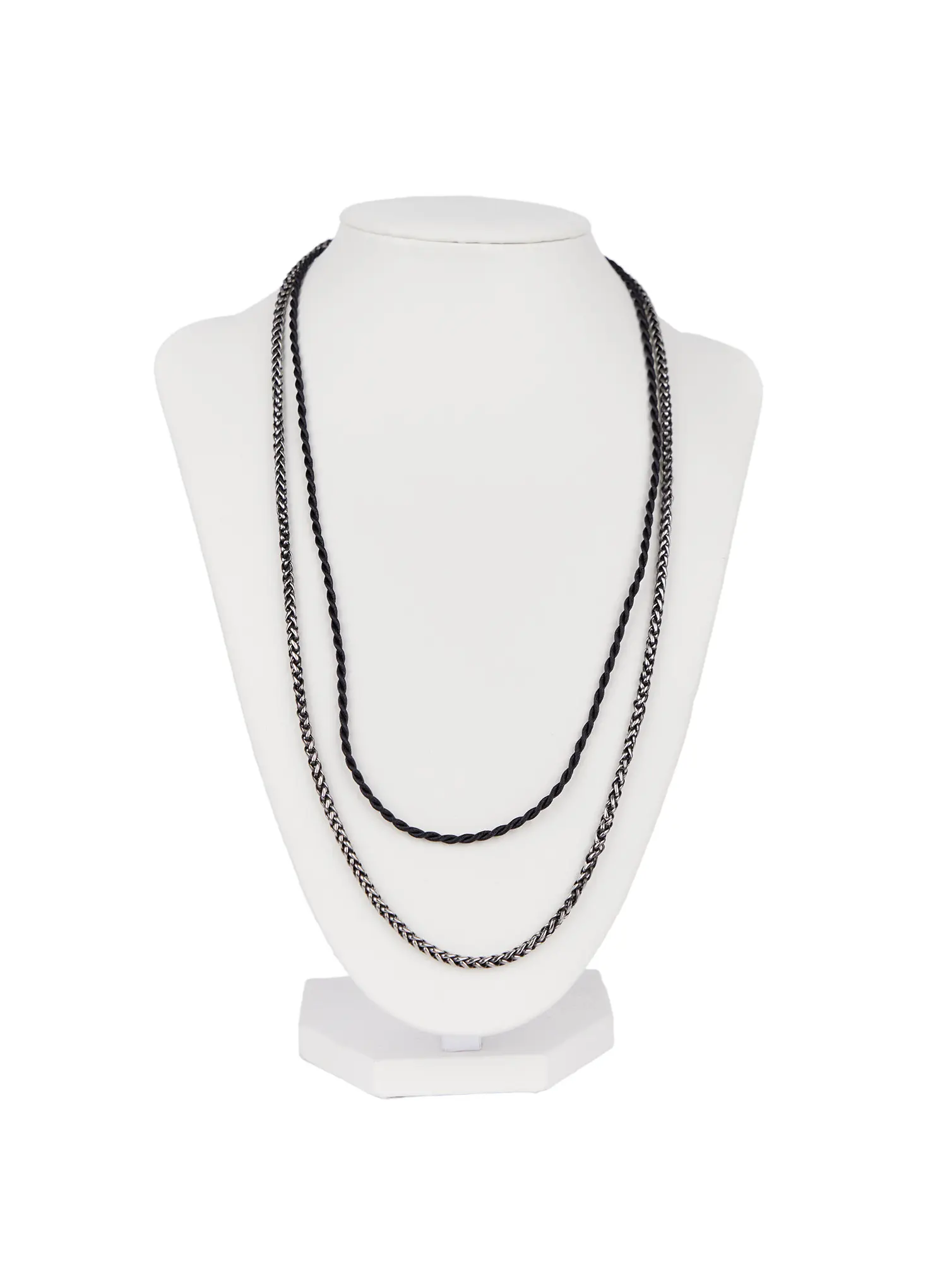 Dual Chain Necklace IN524 - Image 6