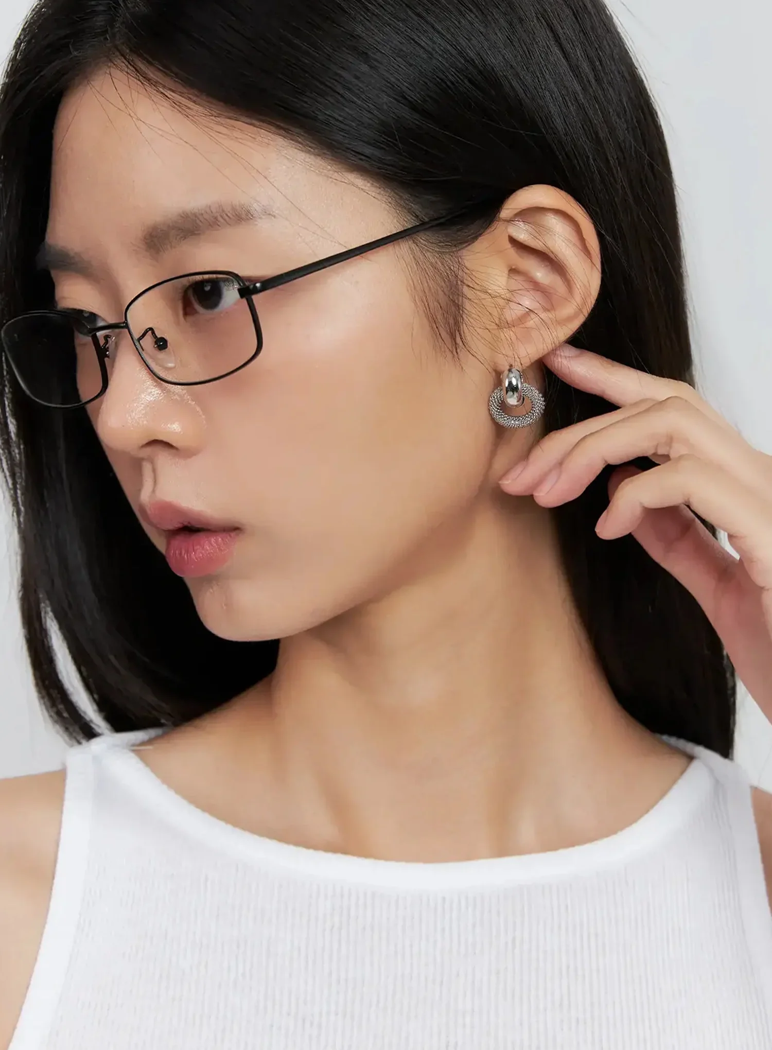 Dual Layer Earrings IS515 - Image 2