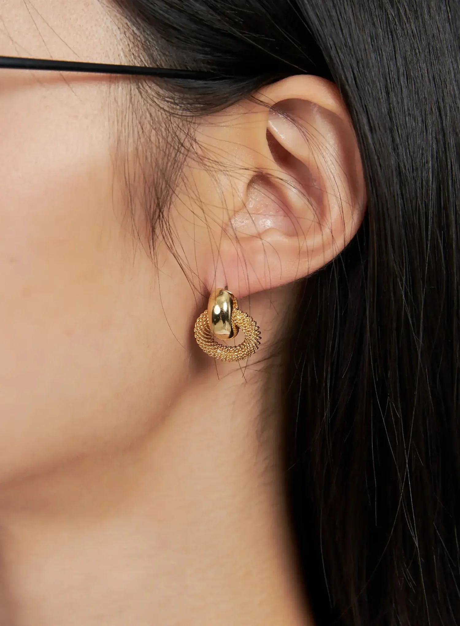 Dual Layer Earrings IS515 - Image 5