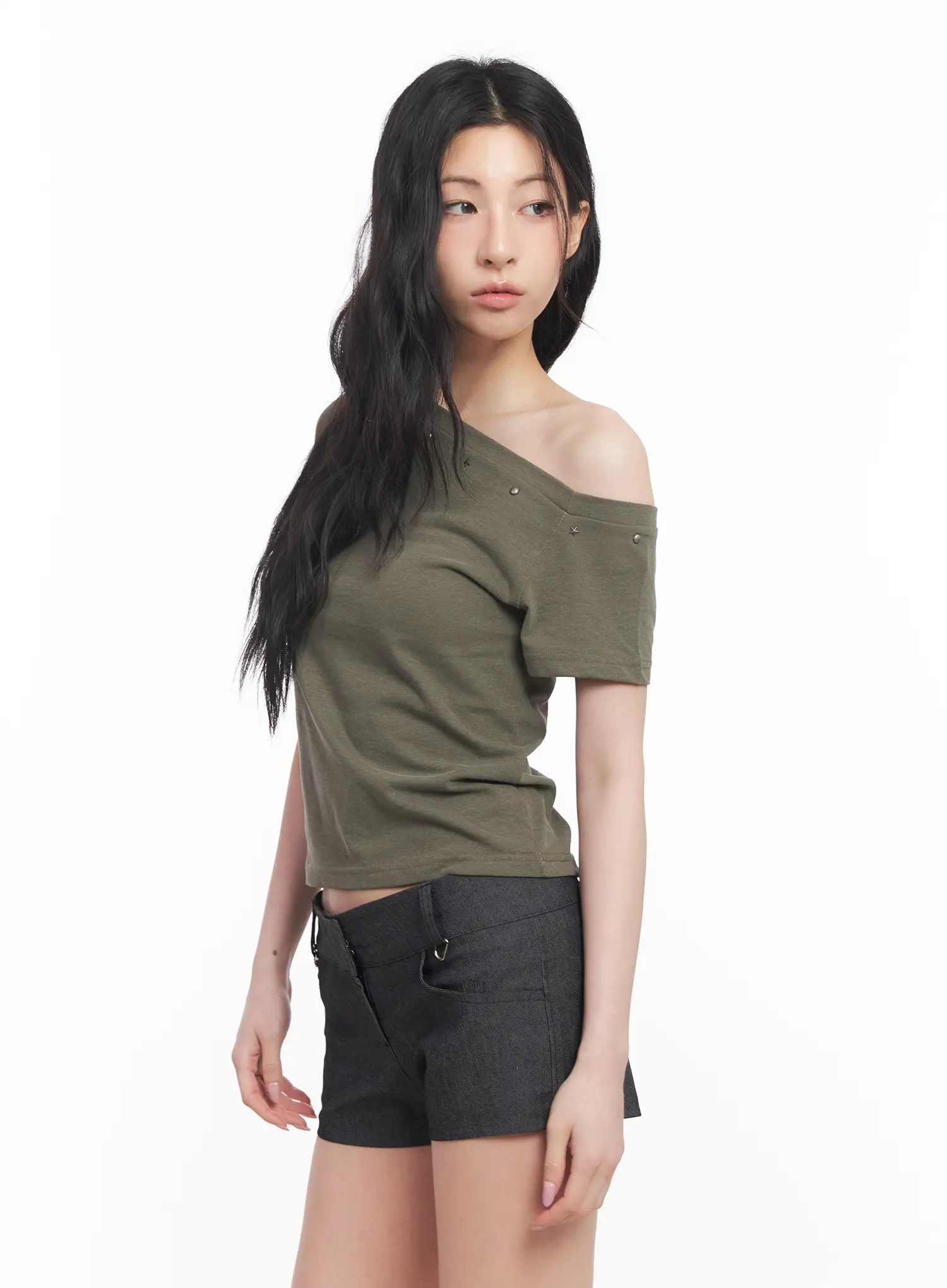 Edgy One-Shoulder Top CU511 - Image 5
