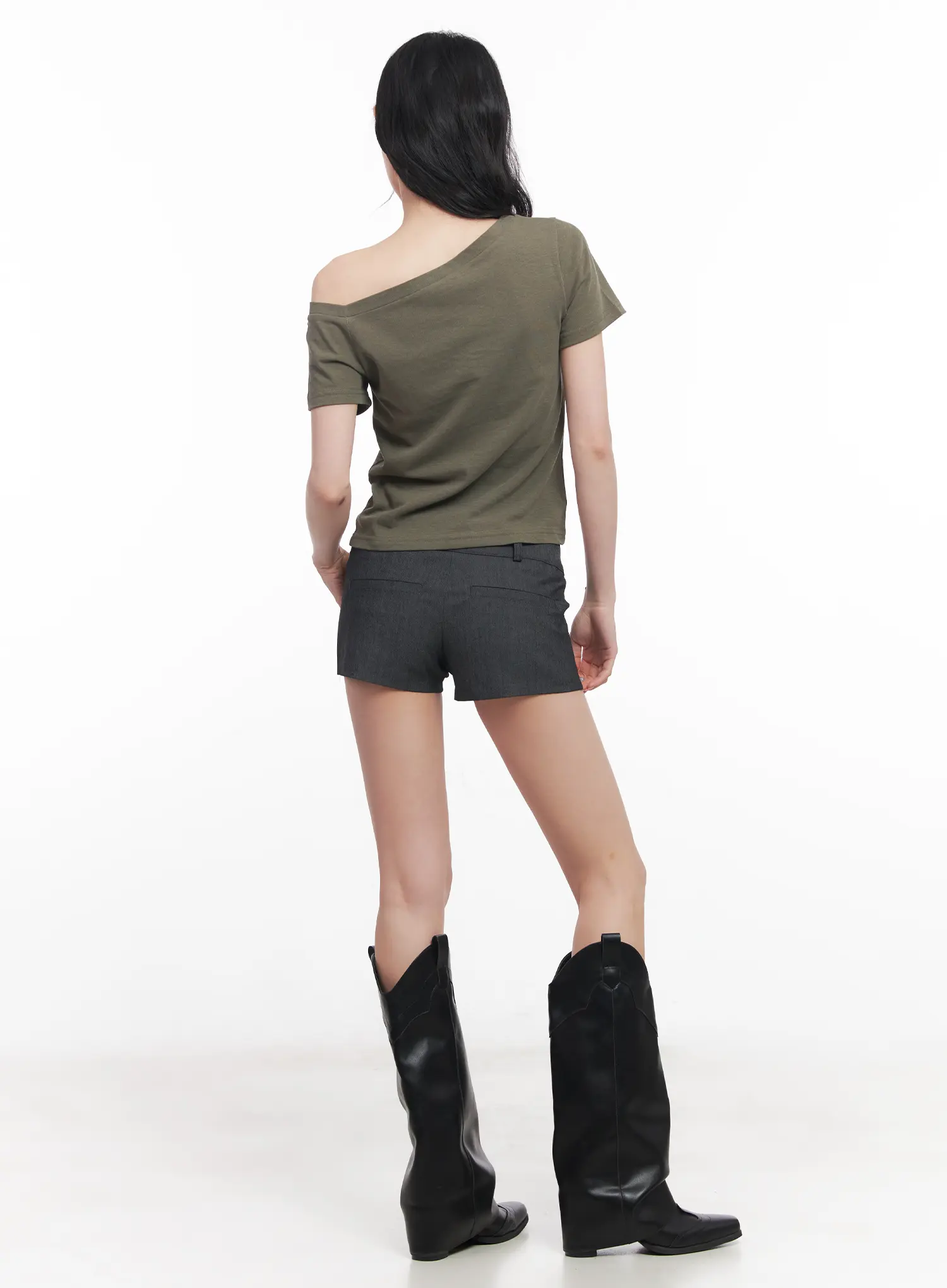Edgy One-Shoulder Top CU511 - Image 8