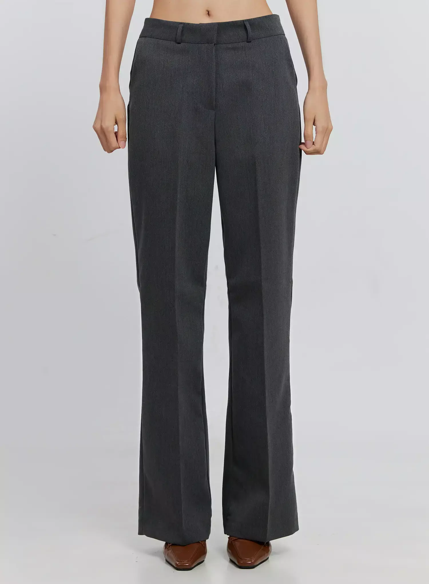 Elegant Flared Trousers IS516 - Image 5