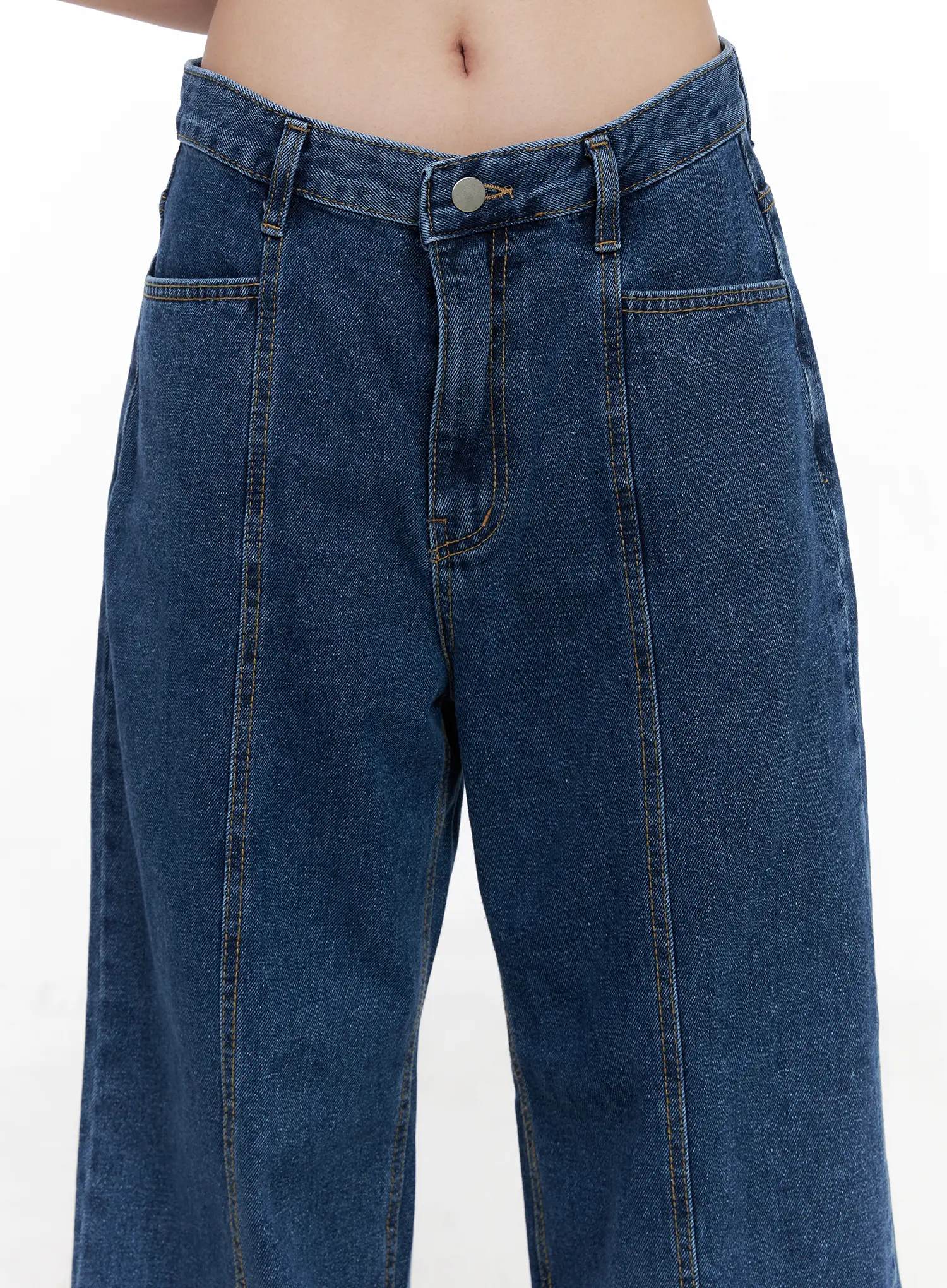 Eliza Seam Detail Relaxed Bootcut Jeans CO521 - Image 10