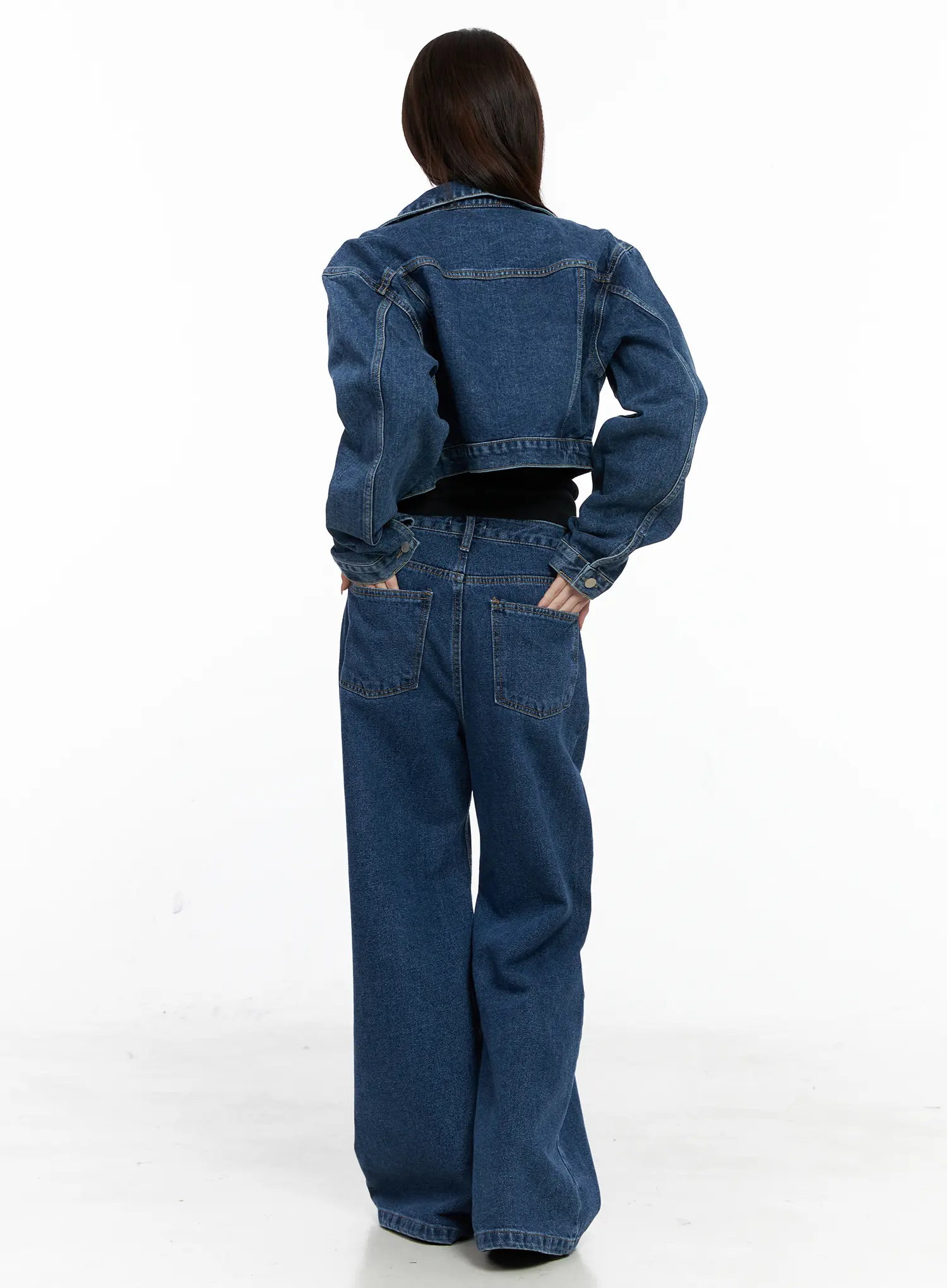 Eliza Seam Detail Relaxed Bootcut Jeans CO521 - Image 5