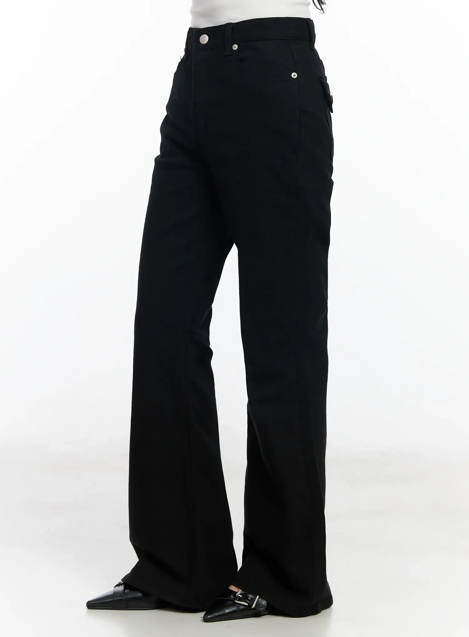 Ellis High-Waist Bootcut Jeans IJ529 - Image 4