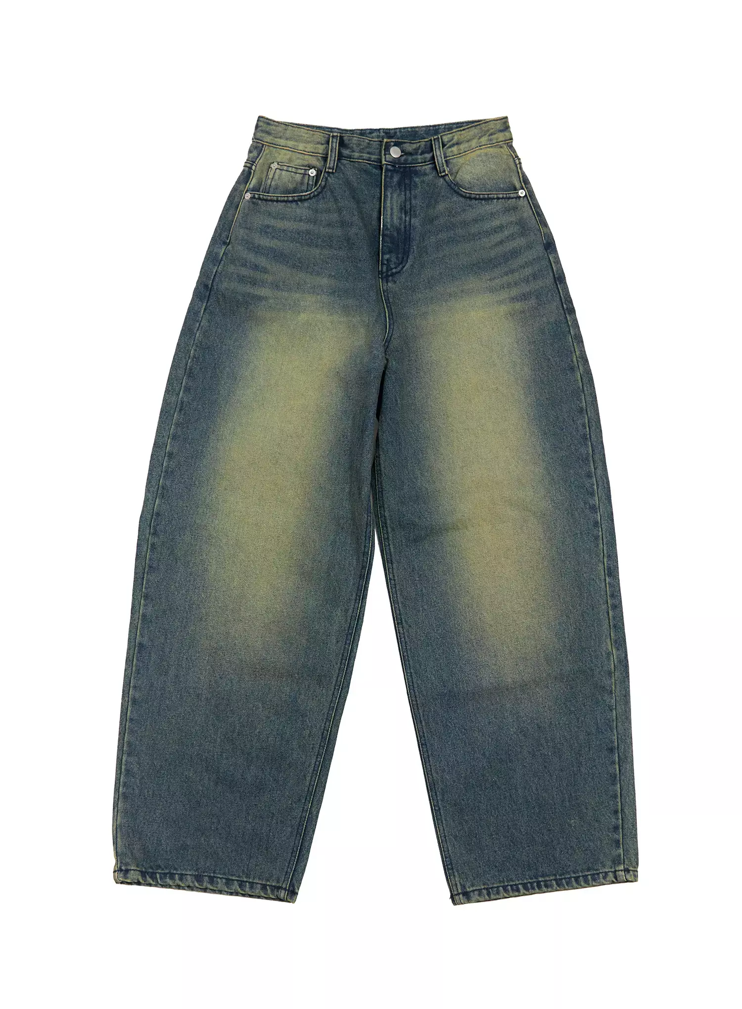 Elora Washed Baggy Jeans IS525 - Image 18