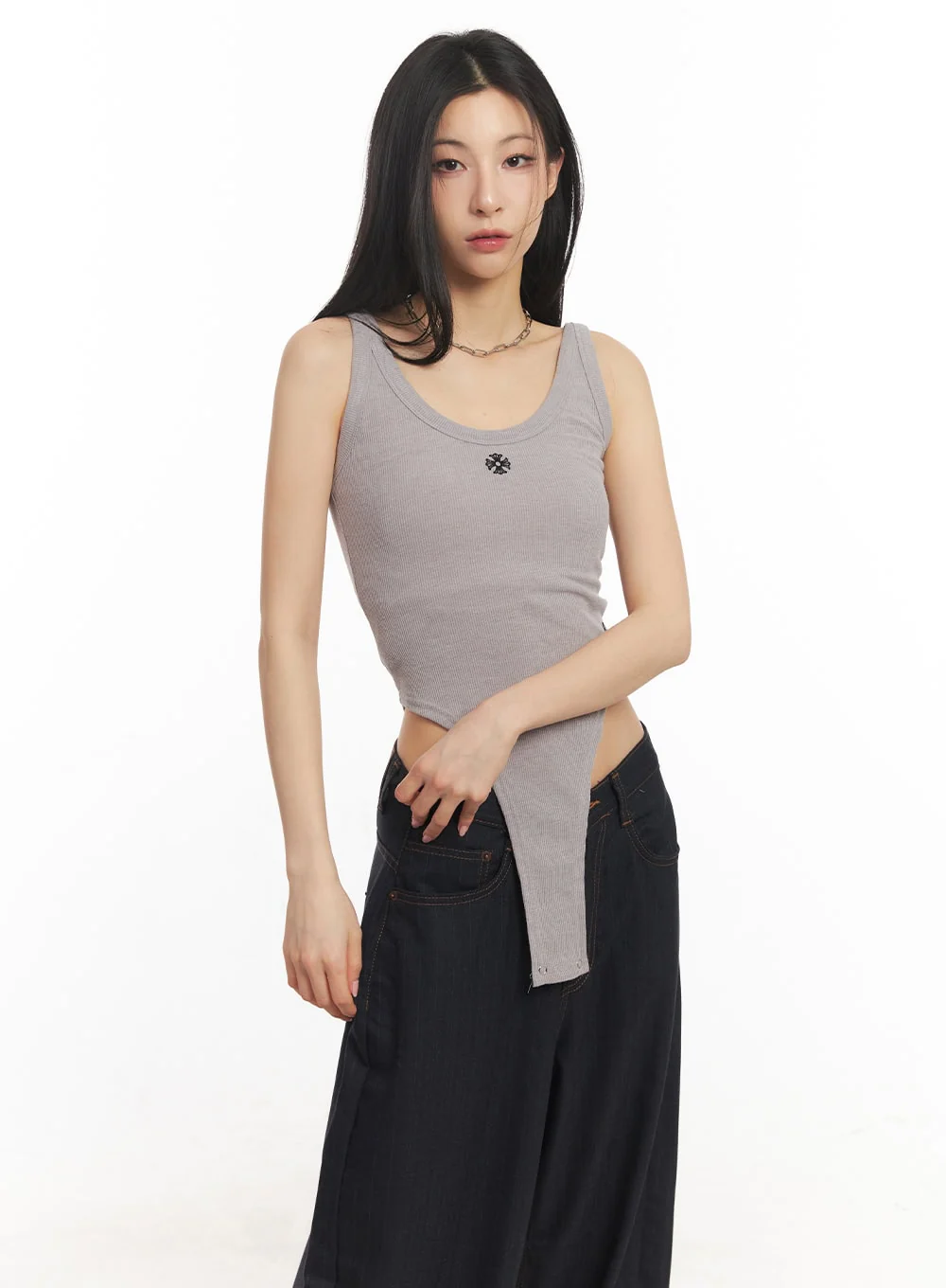 Embroidered Bodysuit Tank Top CA504 - Image 9