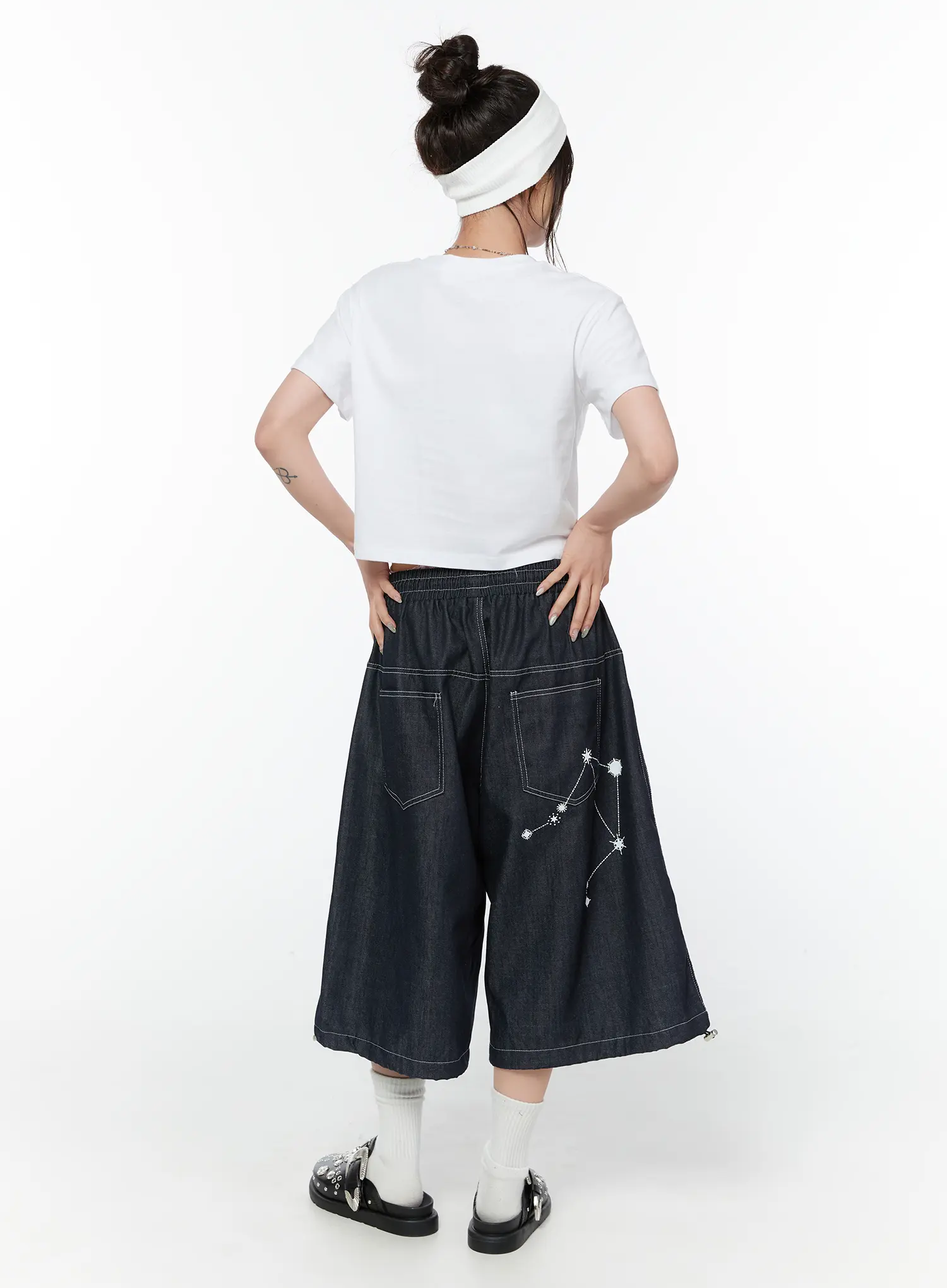 Embroidered Jorts CY515 - Image 5