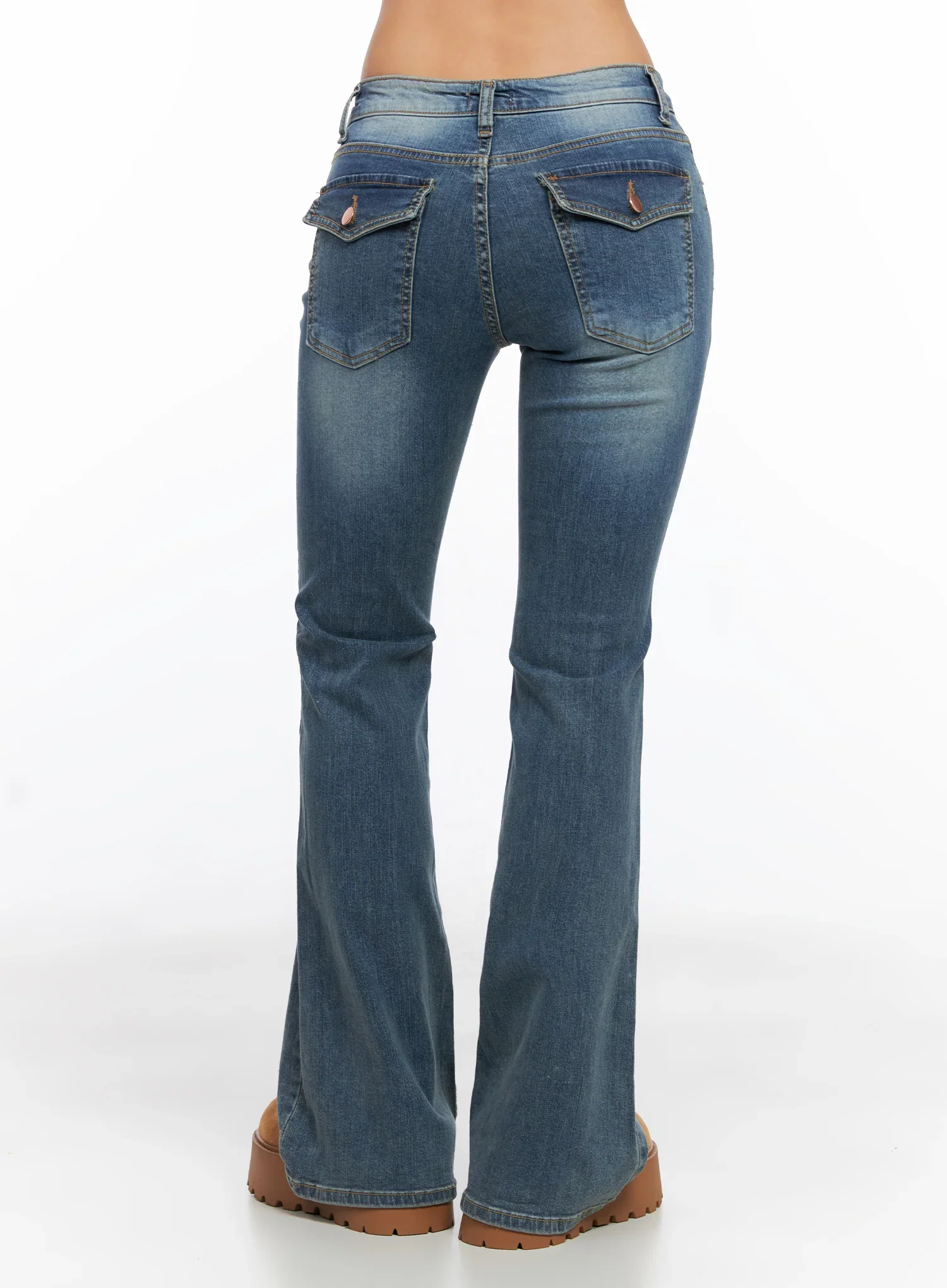 Emelia Back Pocket Flare Jeans CO514 - Image 7