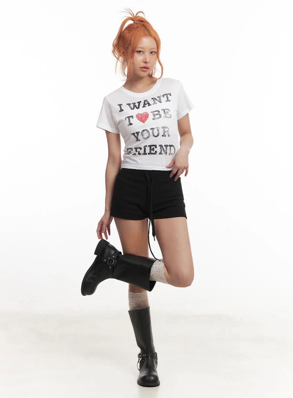 Essential Cotton Sweat Shorts IA517 - Image 6