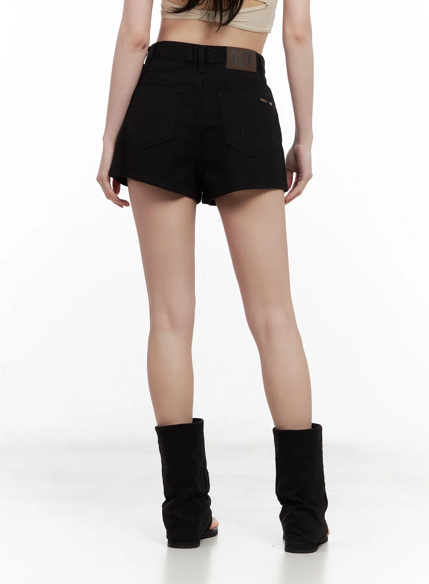 Essential High-Waist Cotton Shorts CL501 - Image 7