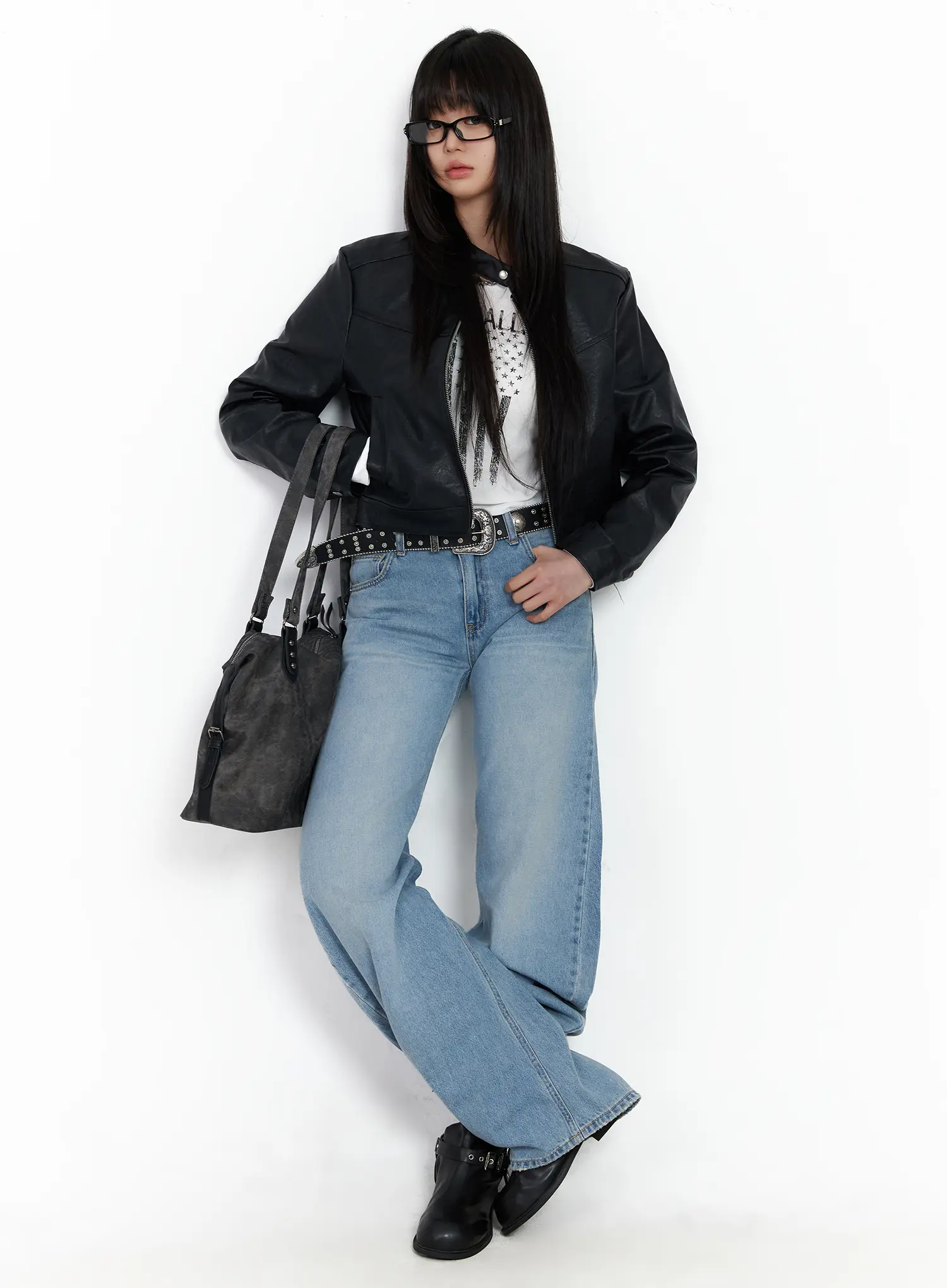 Eunj Wide-Leg Baggy Jeans CM512