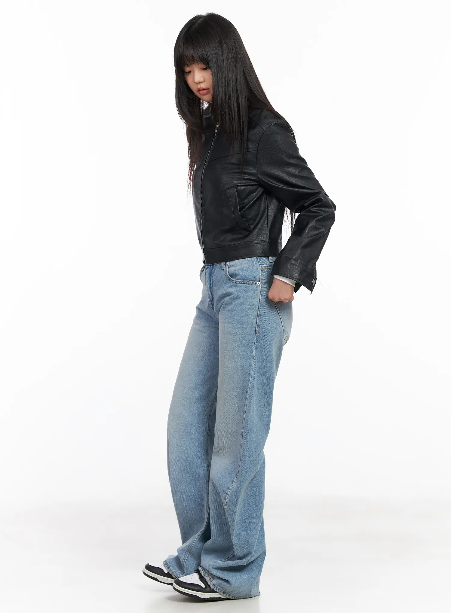 Eunj Wide-Leg Baggy Jeans CM512 - Image 6