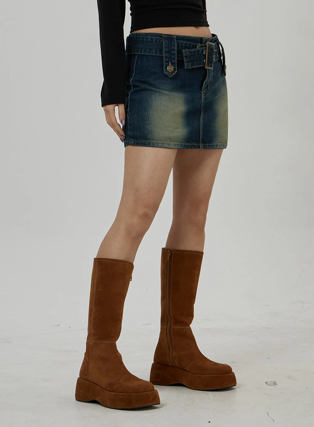 Faux Fur Hook Cropped Jacket CD21 - Image 10