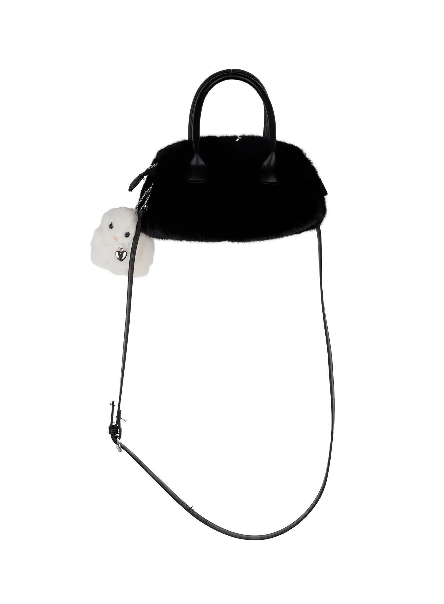 Faux Fur Keyring Bag Set CJ520 - Image 12