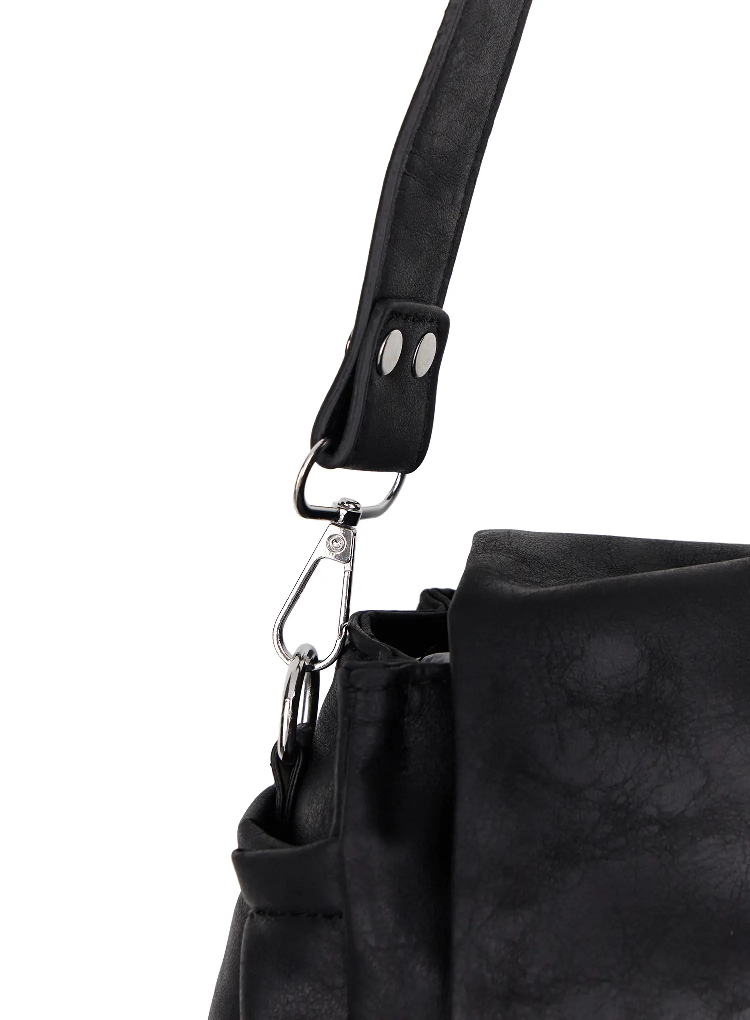 Faux Leather Buckle Shoulder Bag CM520 - Image 10