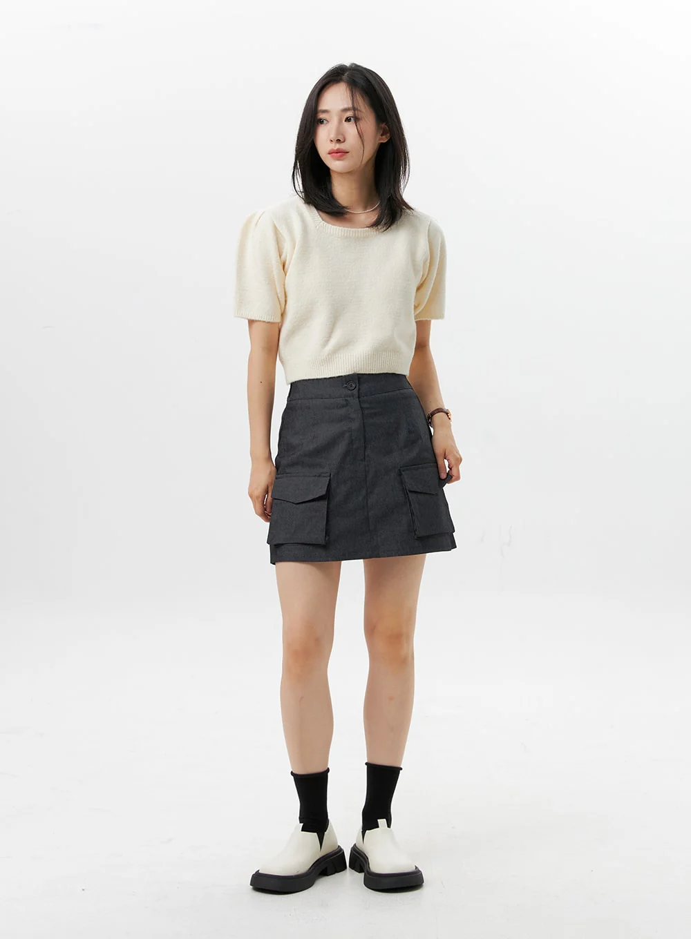 Faux Leather Loafers OG318 - Image 7