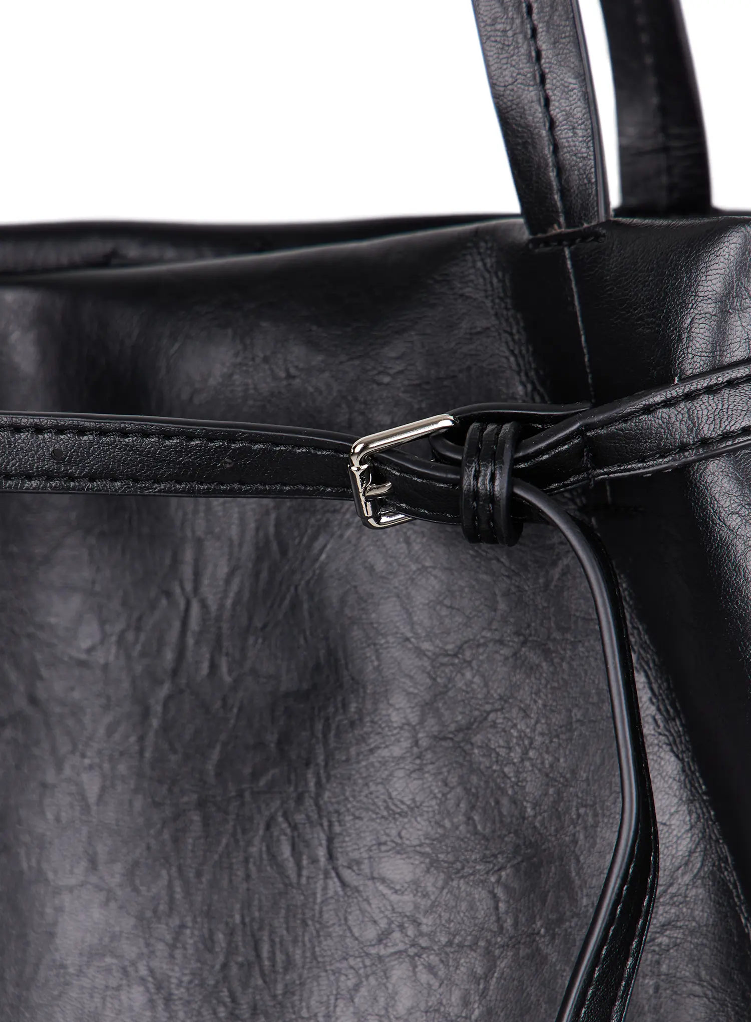 Faux Leather Shopper Bag CY520 - Image 5