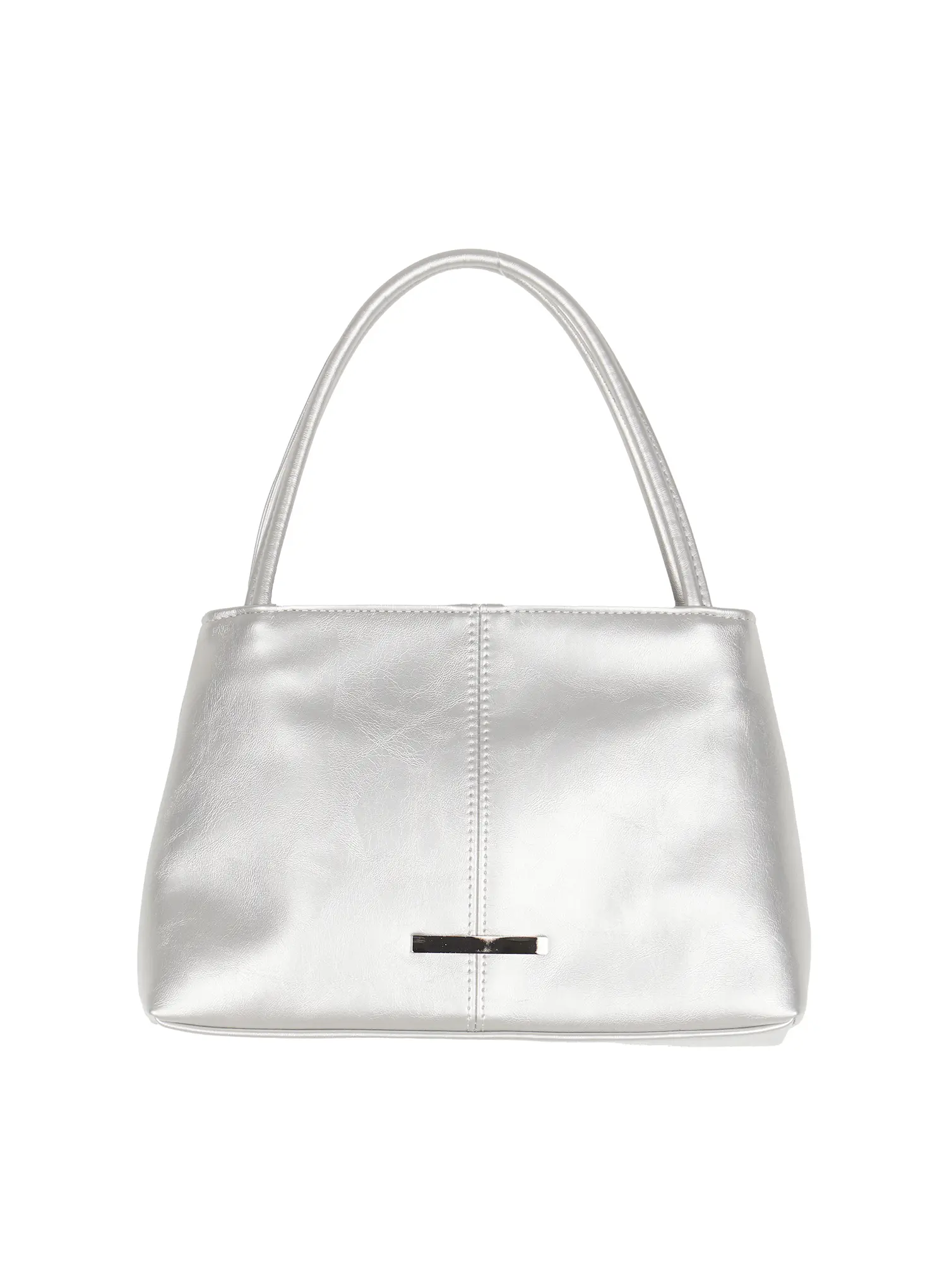 Faux Leather Square Shoulder Bag IU509 - Image 13