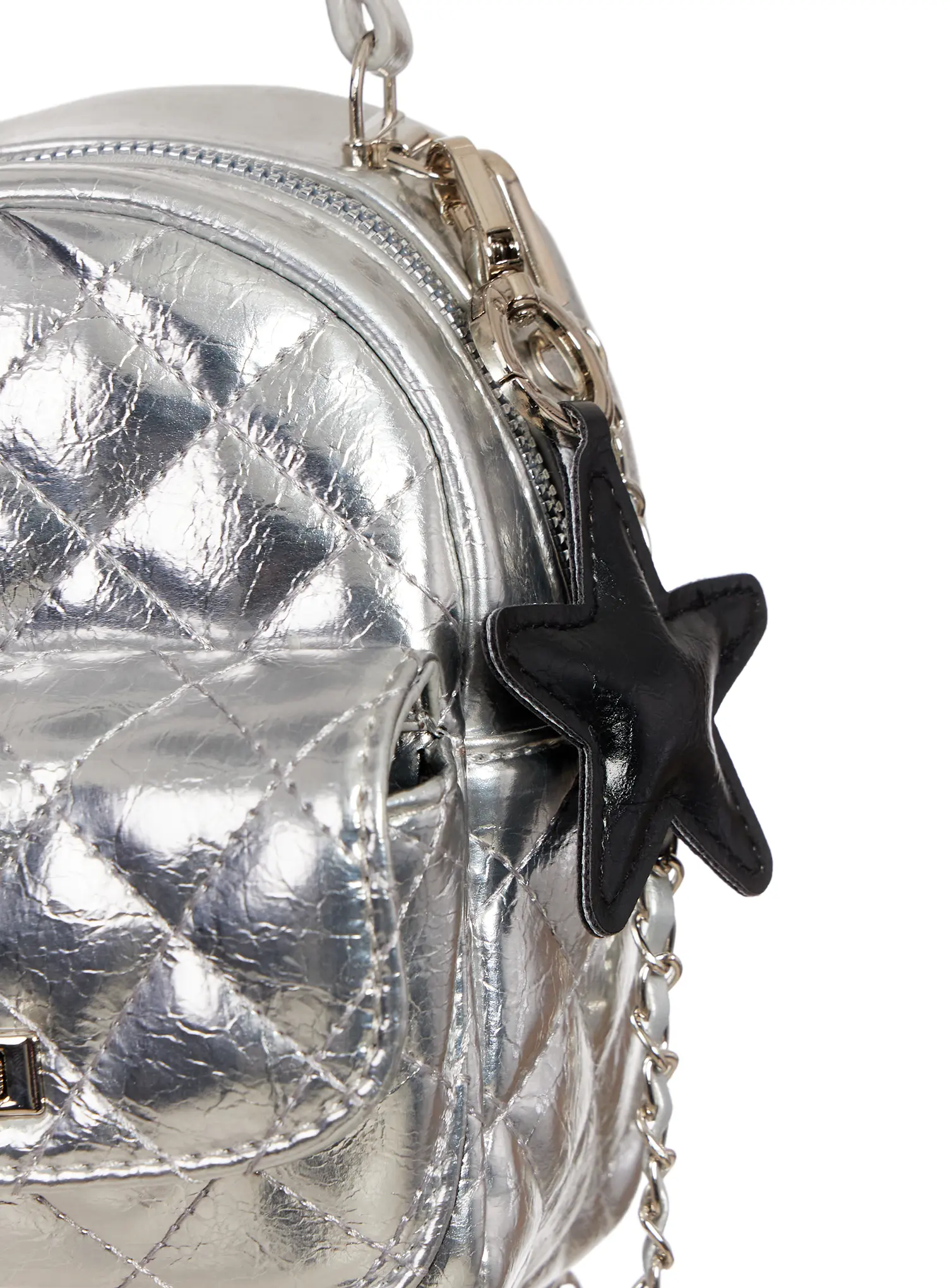 Faux Leather Star Keyring IM527 - Image 3