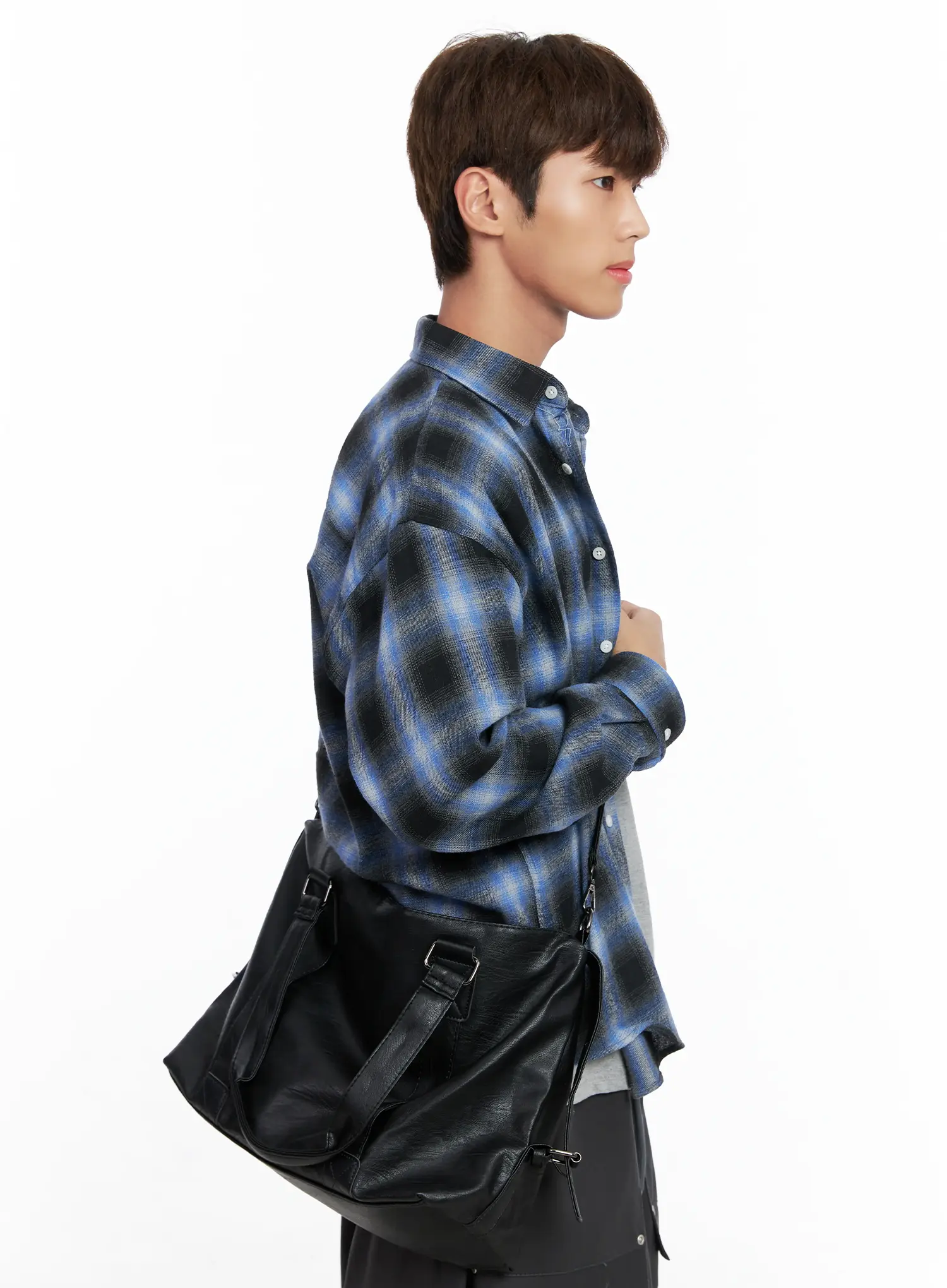 Faux Leather Tote Bag IO506 - Image 3