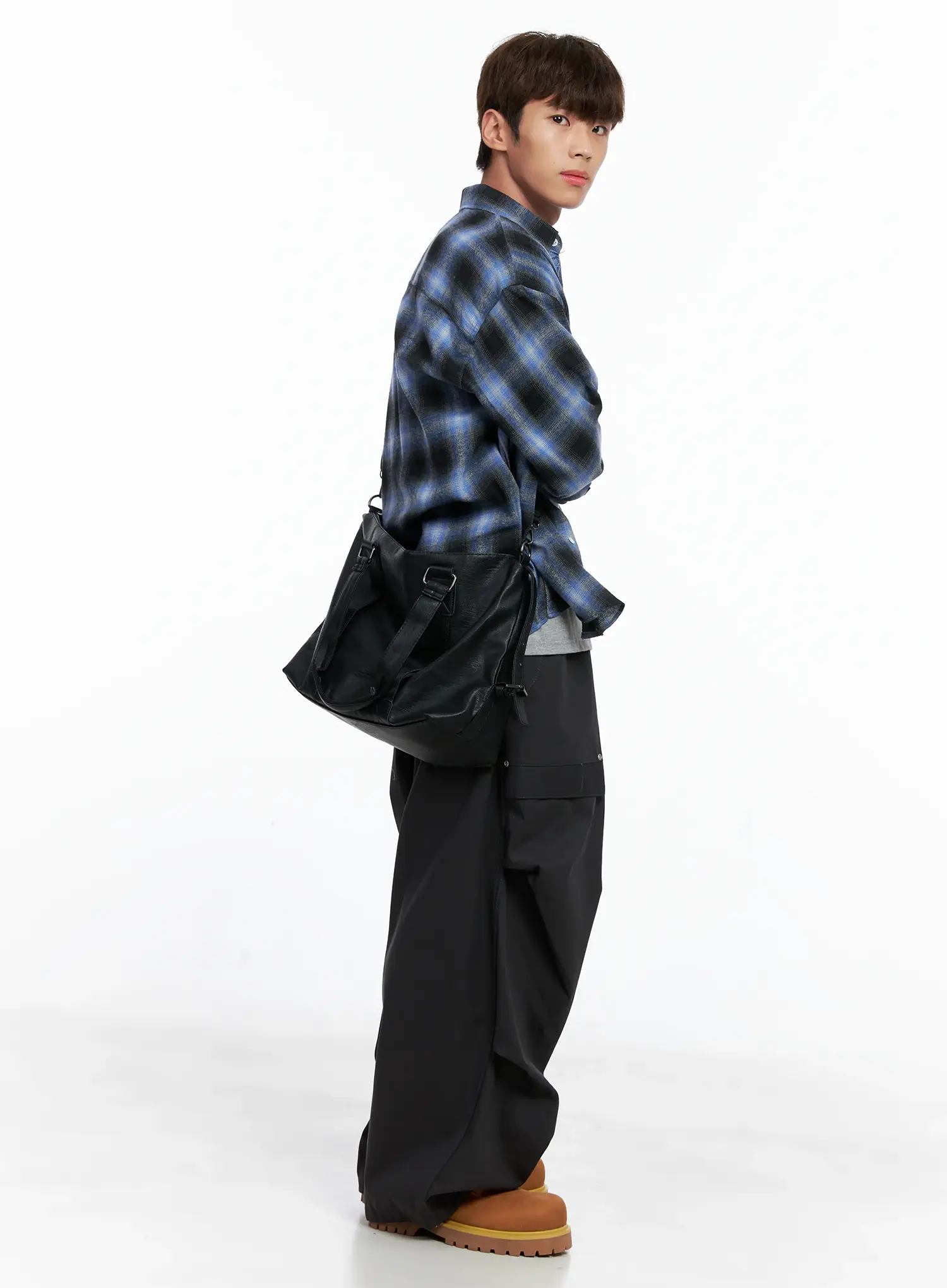 Faux Leather Tote Bag IO506 - Image 5