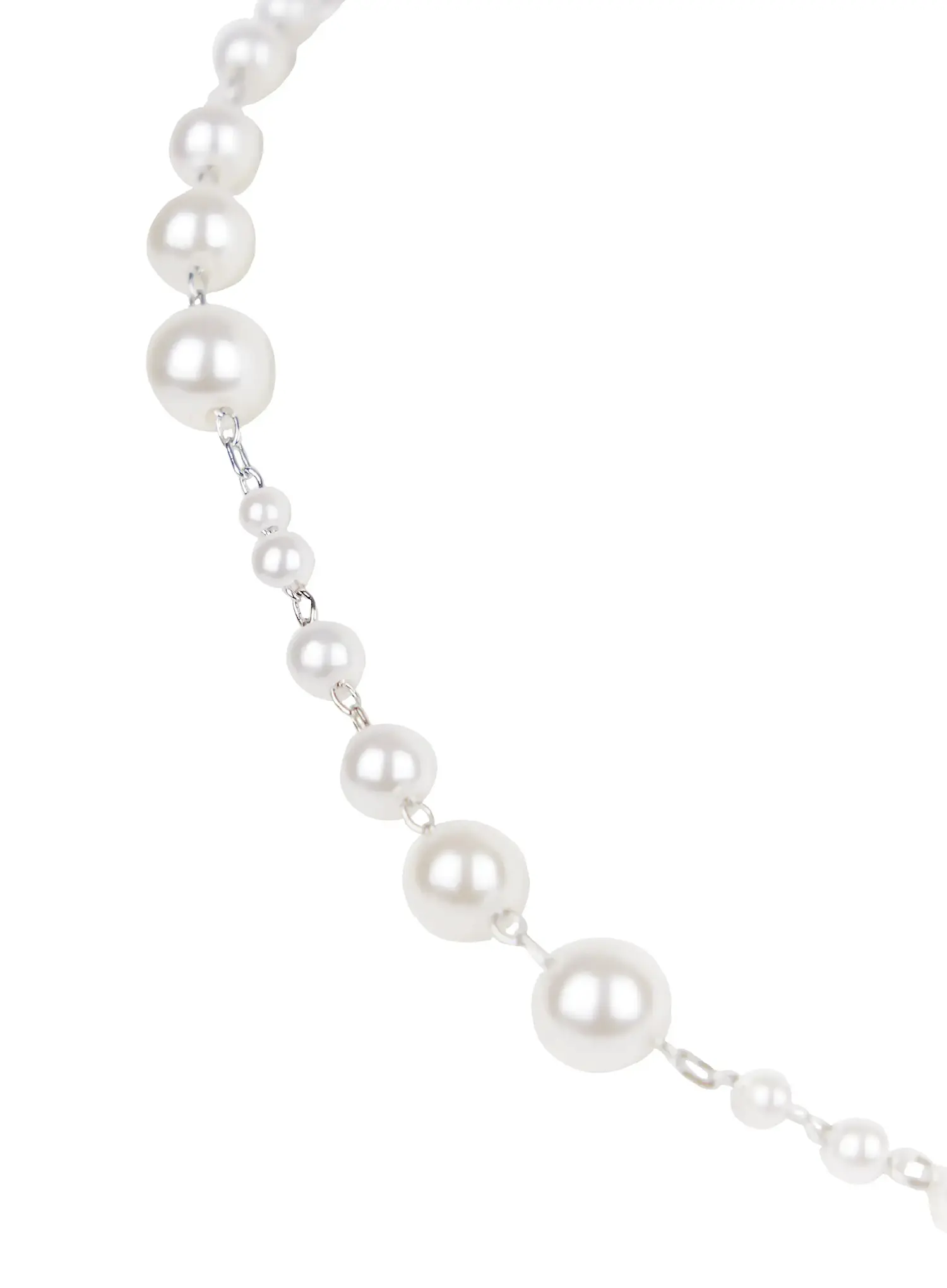 Faux-Pearl Layered Necklace  IN510 - Image 9