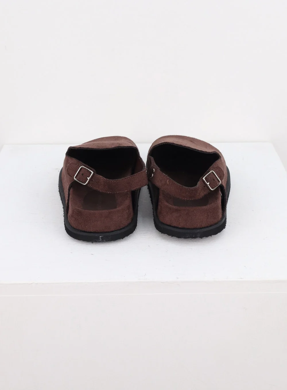 Faux Suede Buckled Sandals CO313 - Image 10