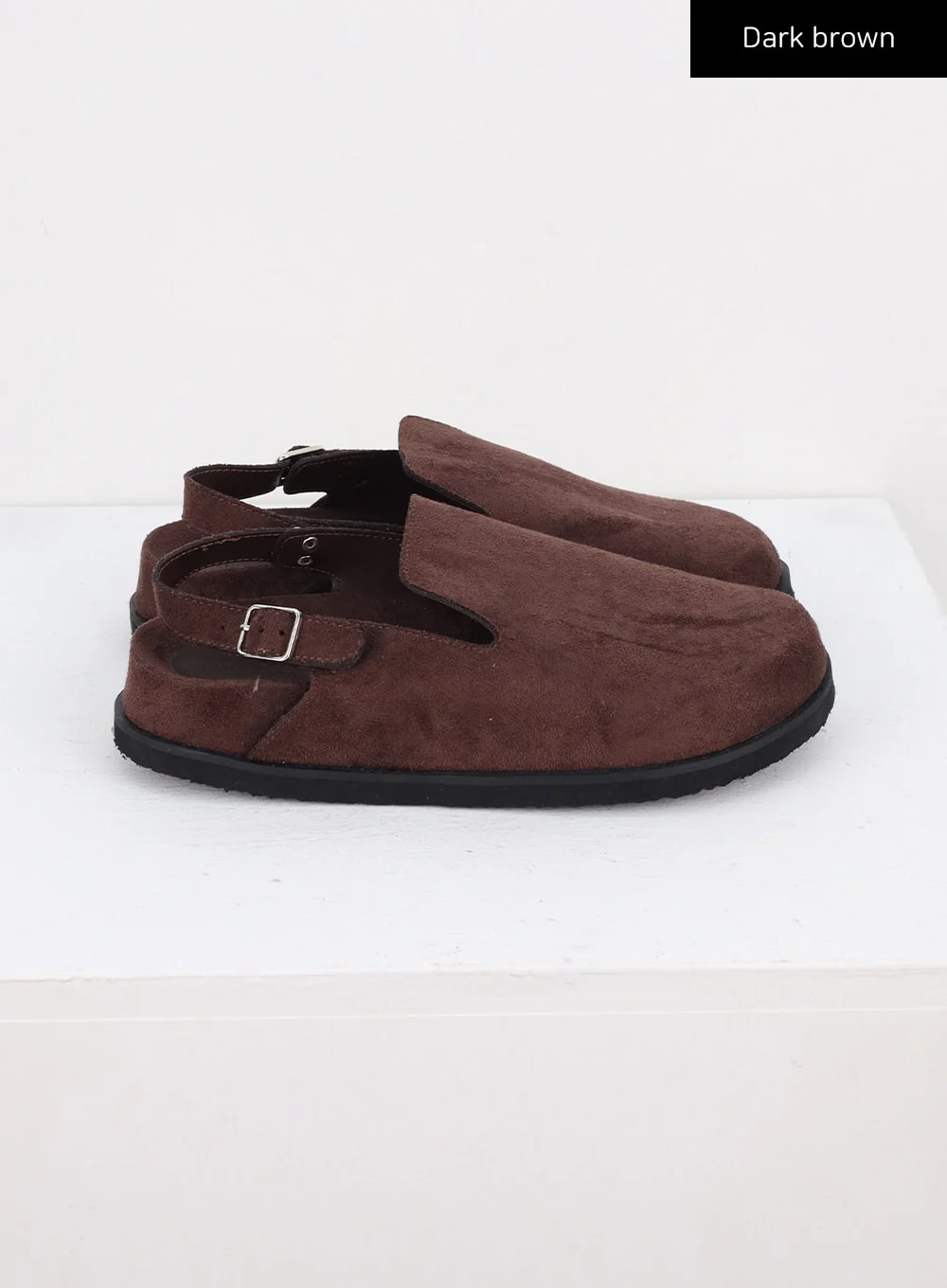 Faux Suede Buckled Sandals CO313 - Image 8