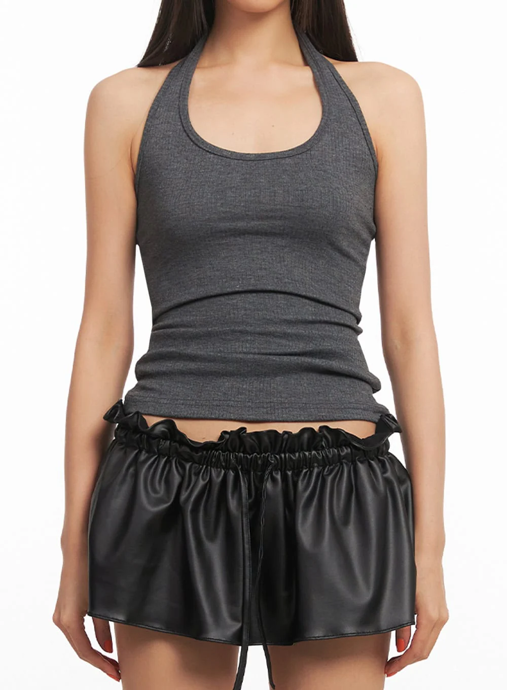 Fitted Halter Top IA507 - Image 4