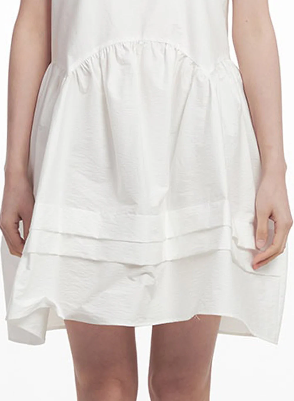 Flare V-Neck Cami Mini Dress IY509 - Image 3