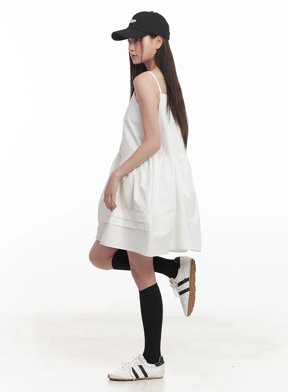 Flare V-Neck Cami Mini Dress IY509 - Image 9