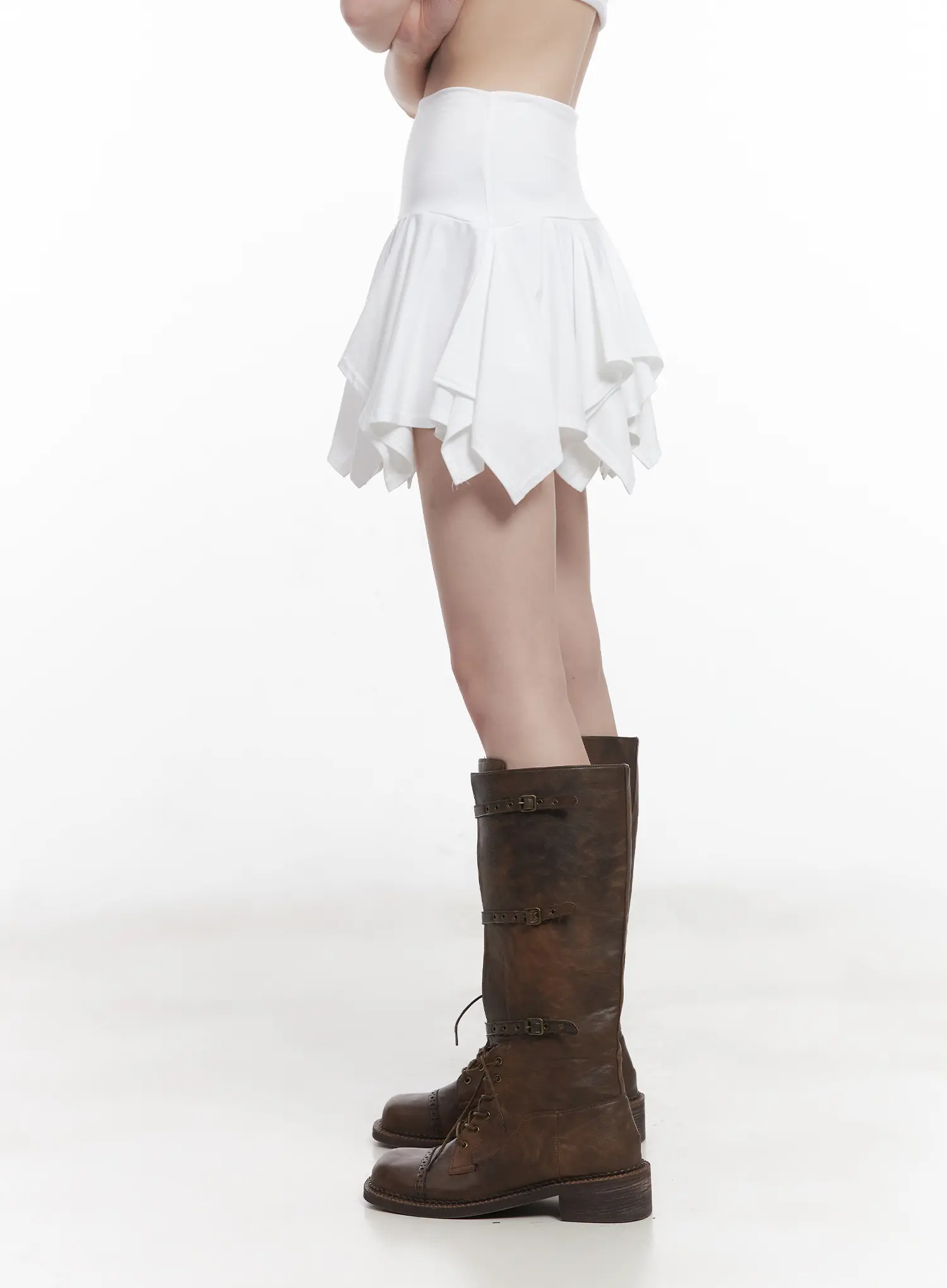 Flared Ruffle Mini Skirt CU520 - Image 6
