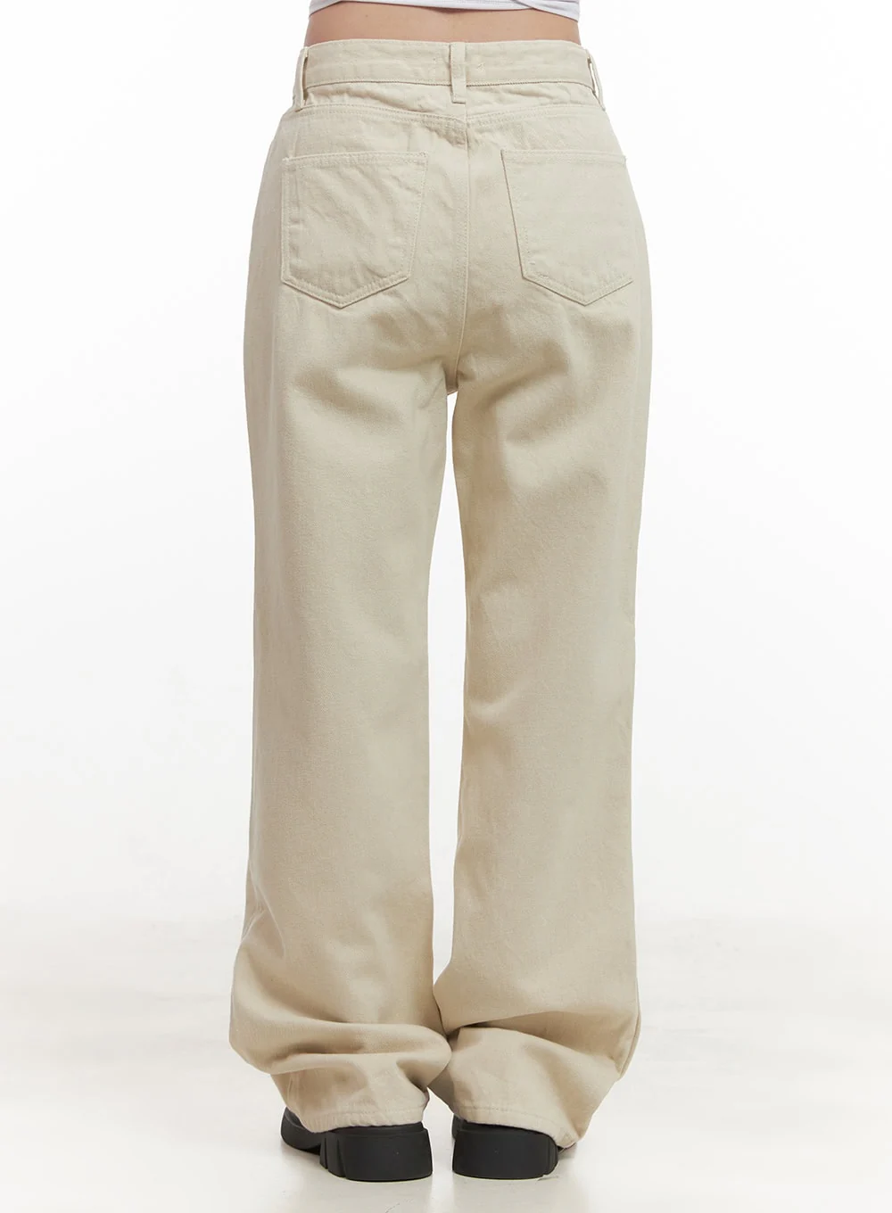 Fleece-Lined Wide-Leg Trousers CJ515 - Image 5