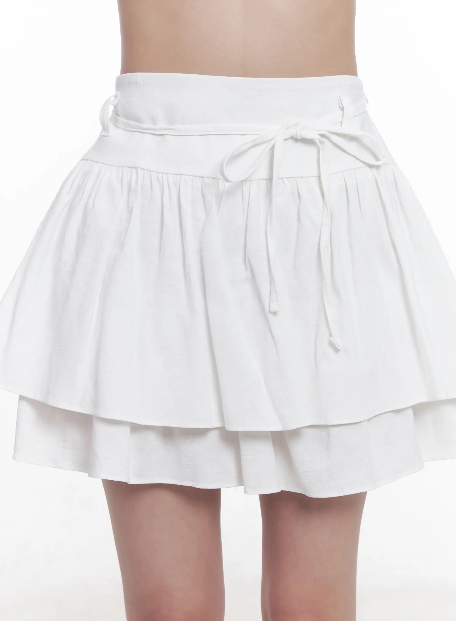 Flirty Ribbon Flared Mini Skirt CU523 - Image 4