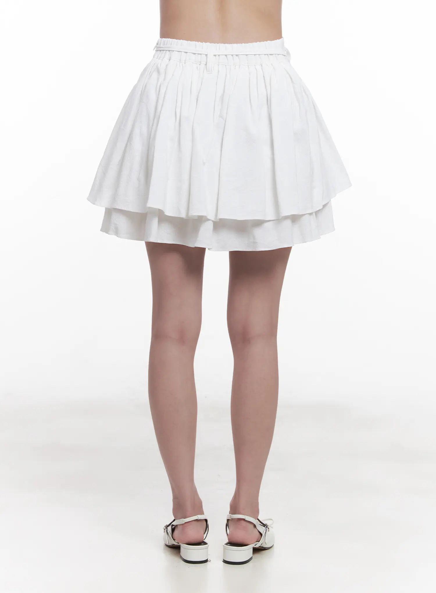 Flirty Ribbon Flared Mini Skirt CU523 - Image 8
