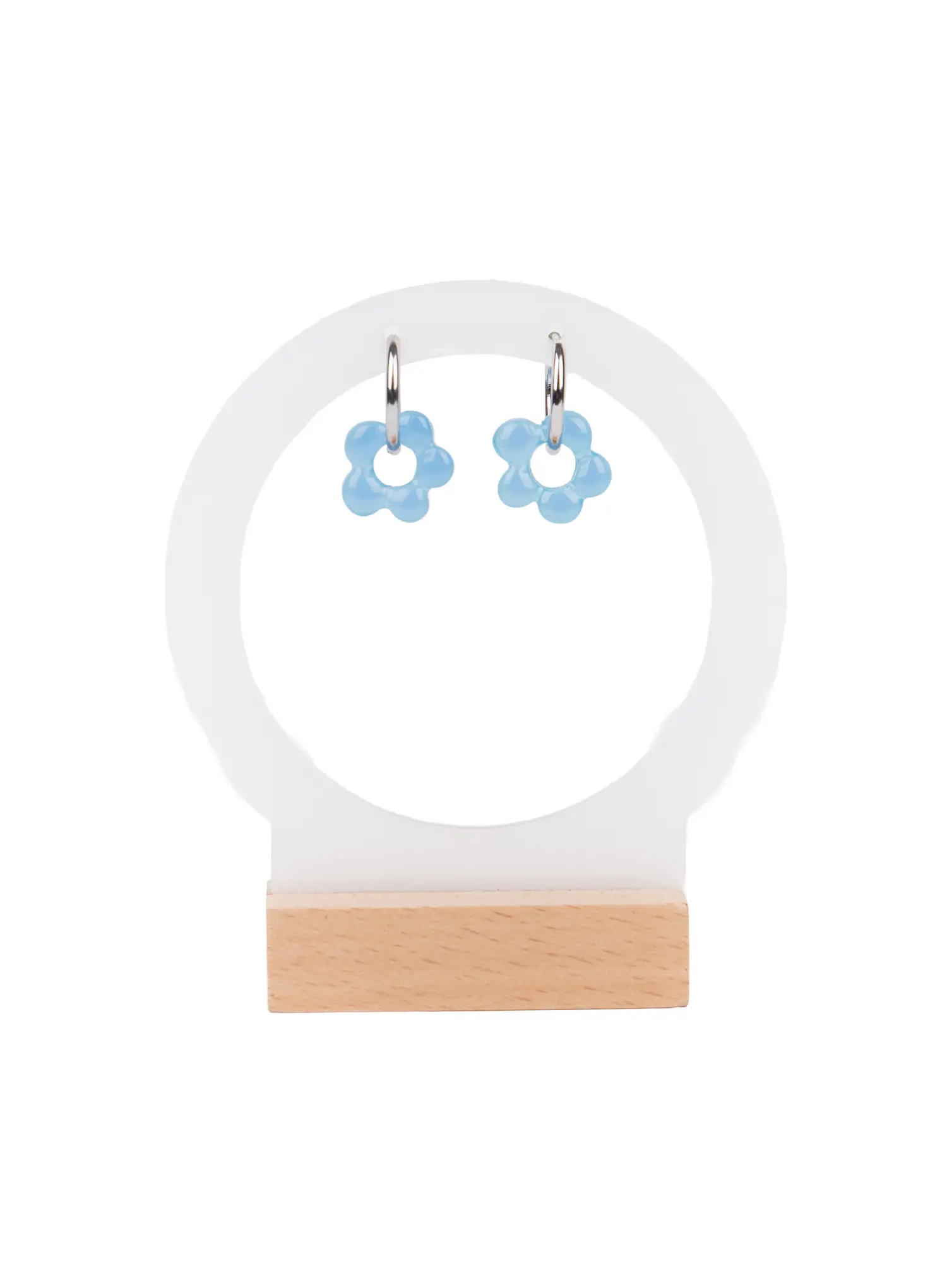 Floral Charm Earrings CA508 - Image 3