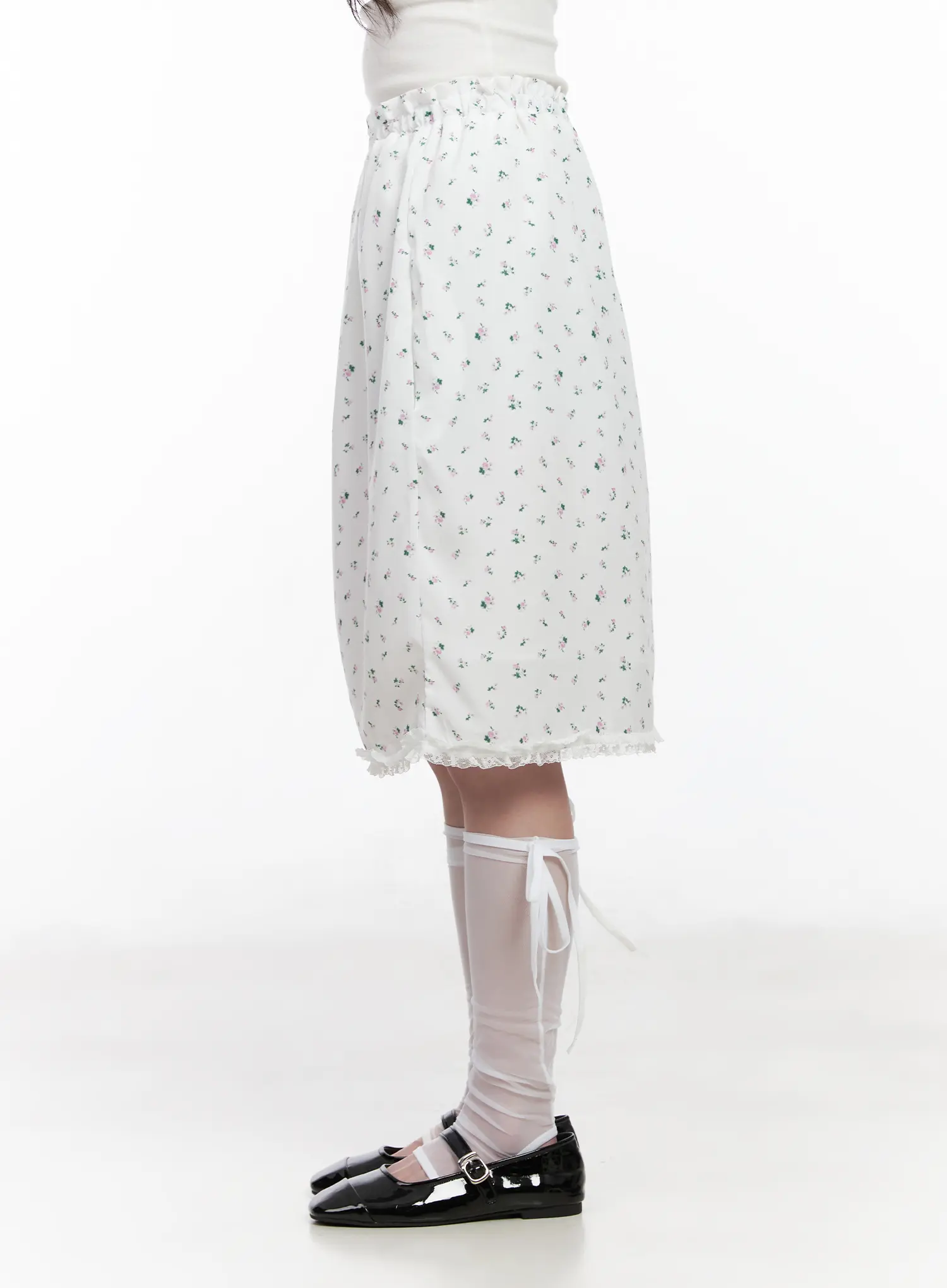 Floral Lace Midi Skirt CM527 - Image 5