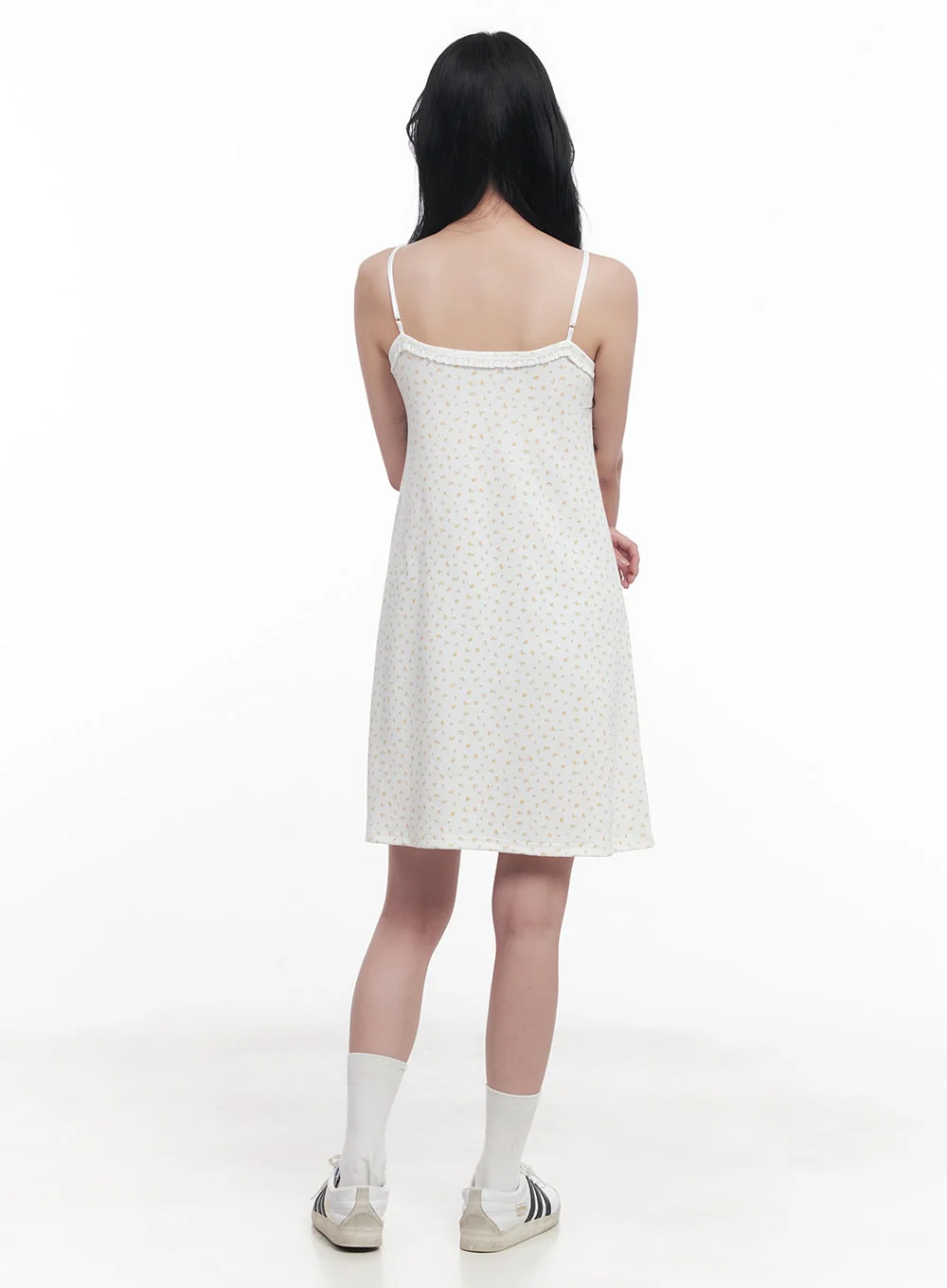 Floral Lace Padded Cami Mini Dress CY523 - Image 4