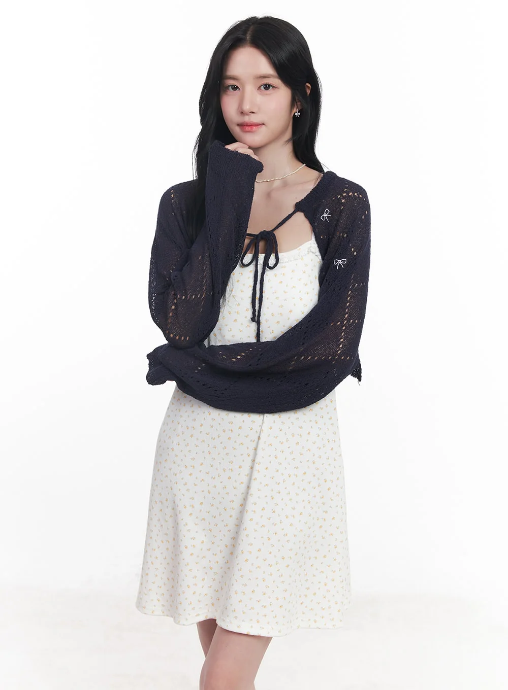 Floral Lace Padded Cami Mini Dress CY523 - Image 8
