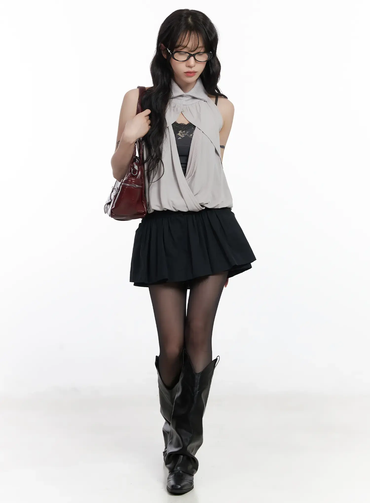Floral Lace Sleeveless Top CJ526 - Image 8