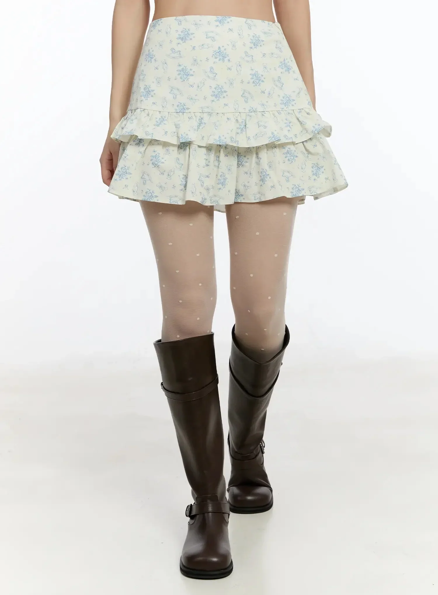 Floral Layered Mini Skirt IM509 - Image 10