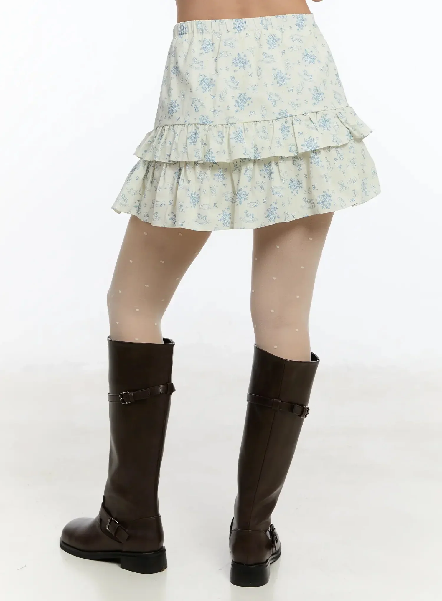 Floral Layered Mini Skirt IM509 - Image 12
