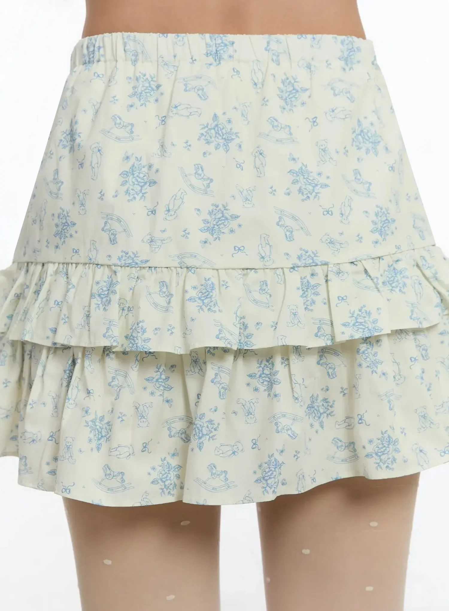 Floral Layered Mini Skirt IM509 - Image 13