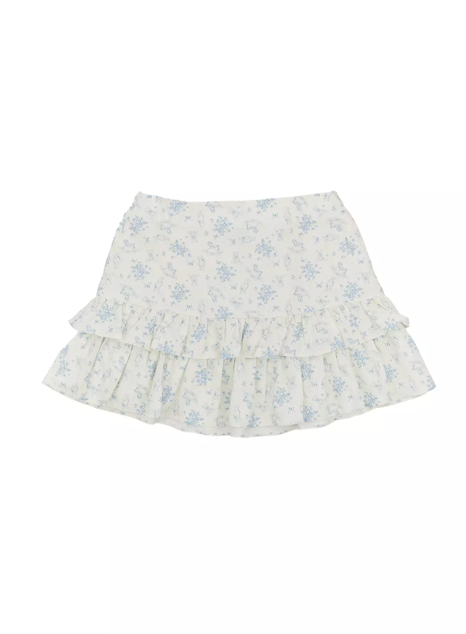 Floral Layered Mini Skirt IM509 - Image 16