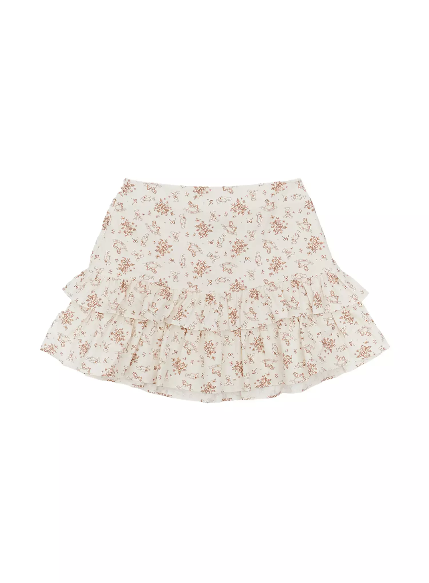 Floral Layered Mini Skirt IM509 - Image 17