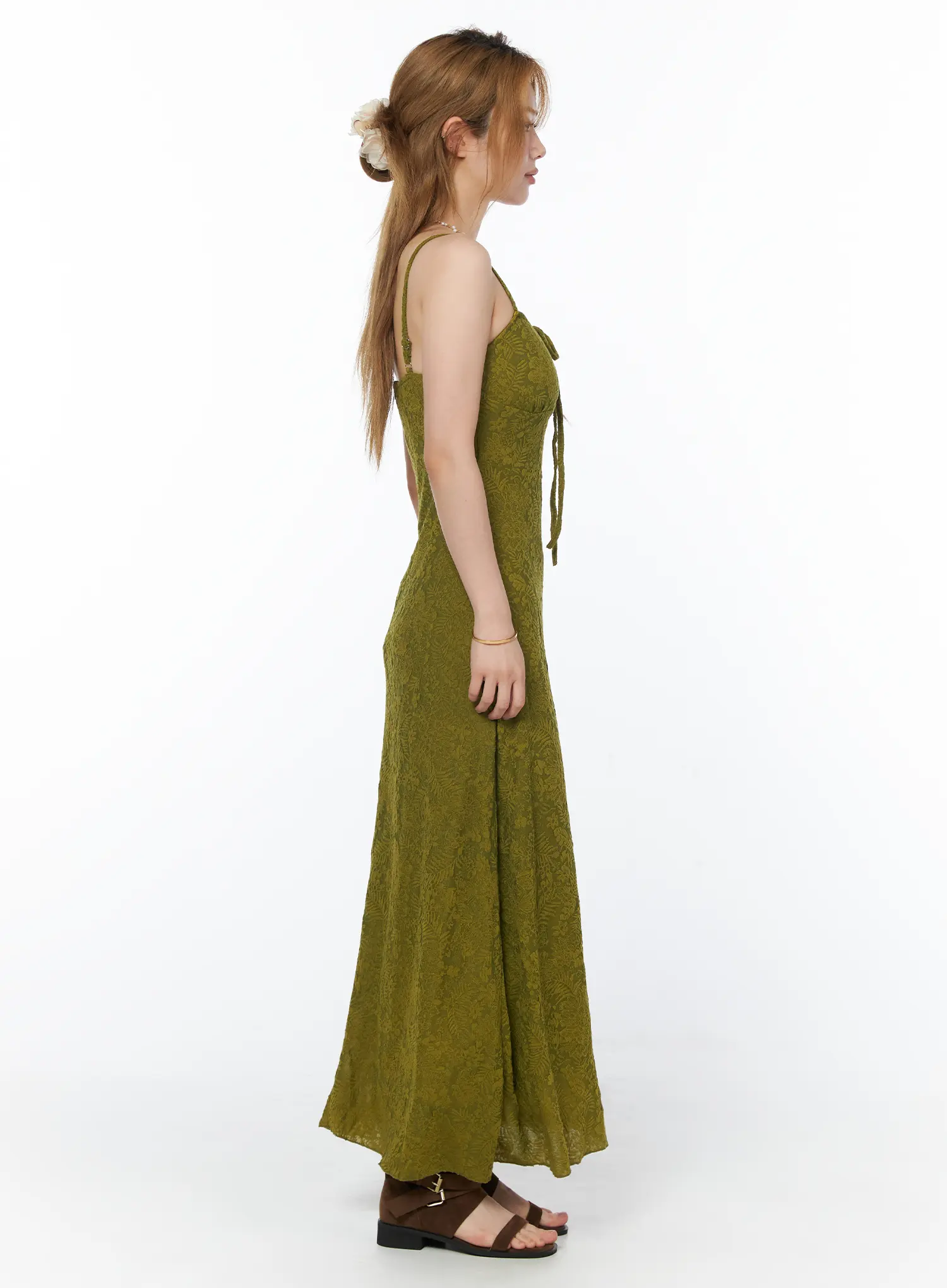 Floral Maxi Dress CY505 - Image 4