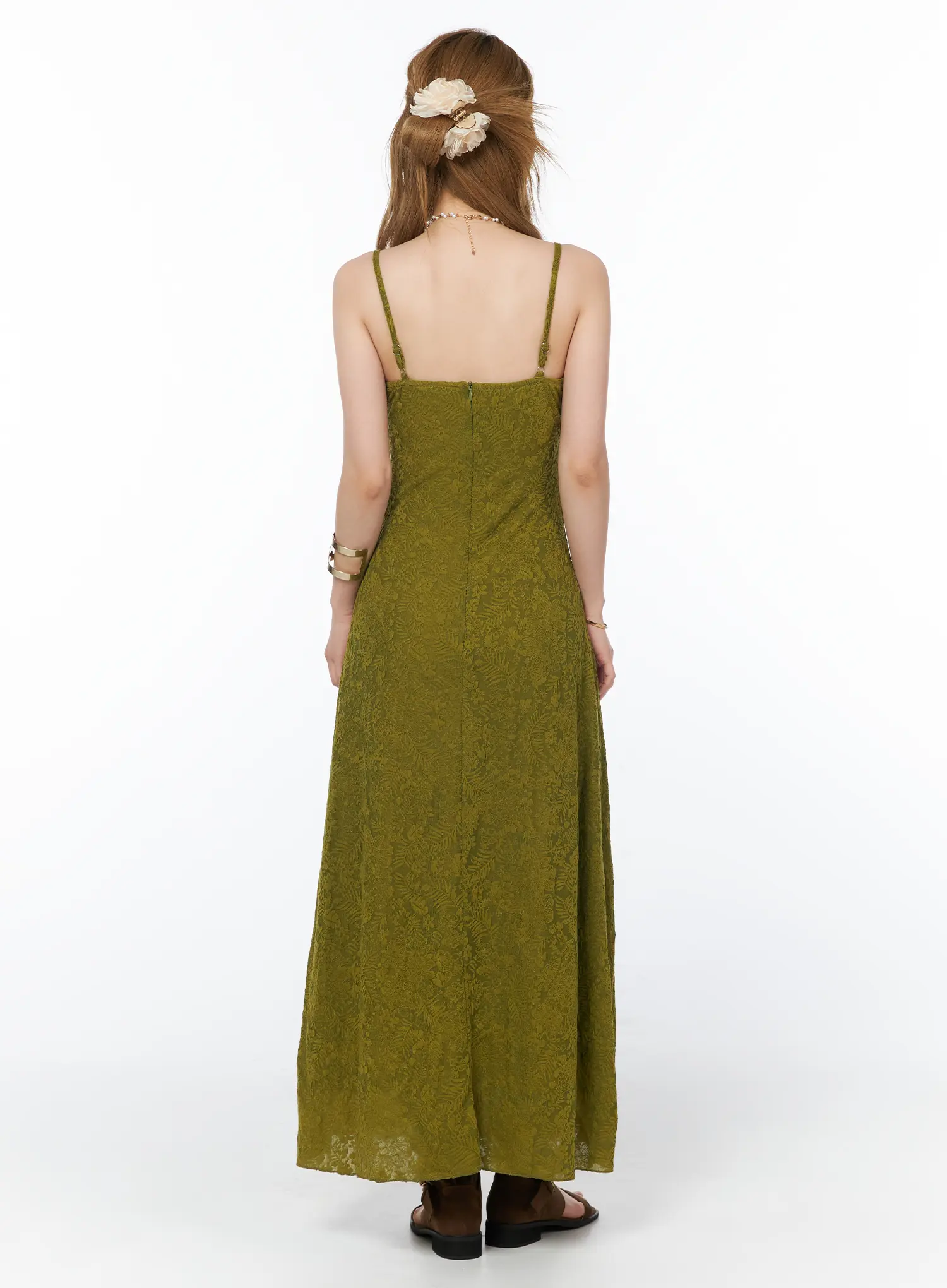 Floral Maxi Dress CY505 - Image 5